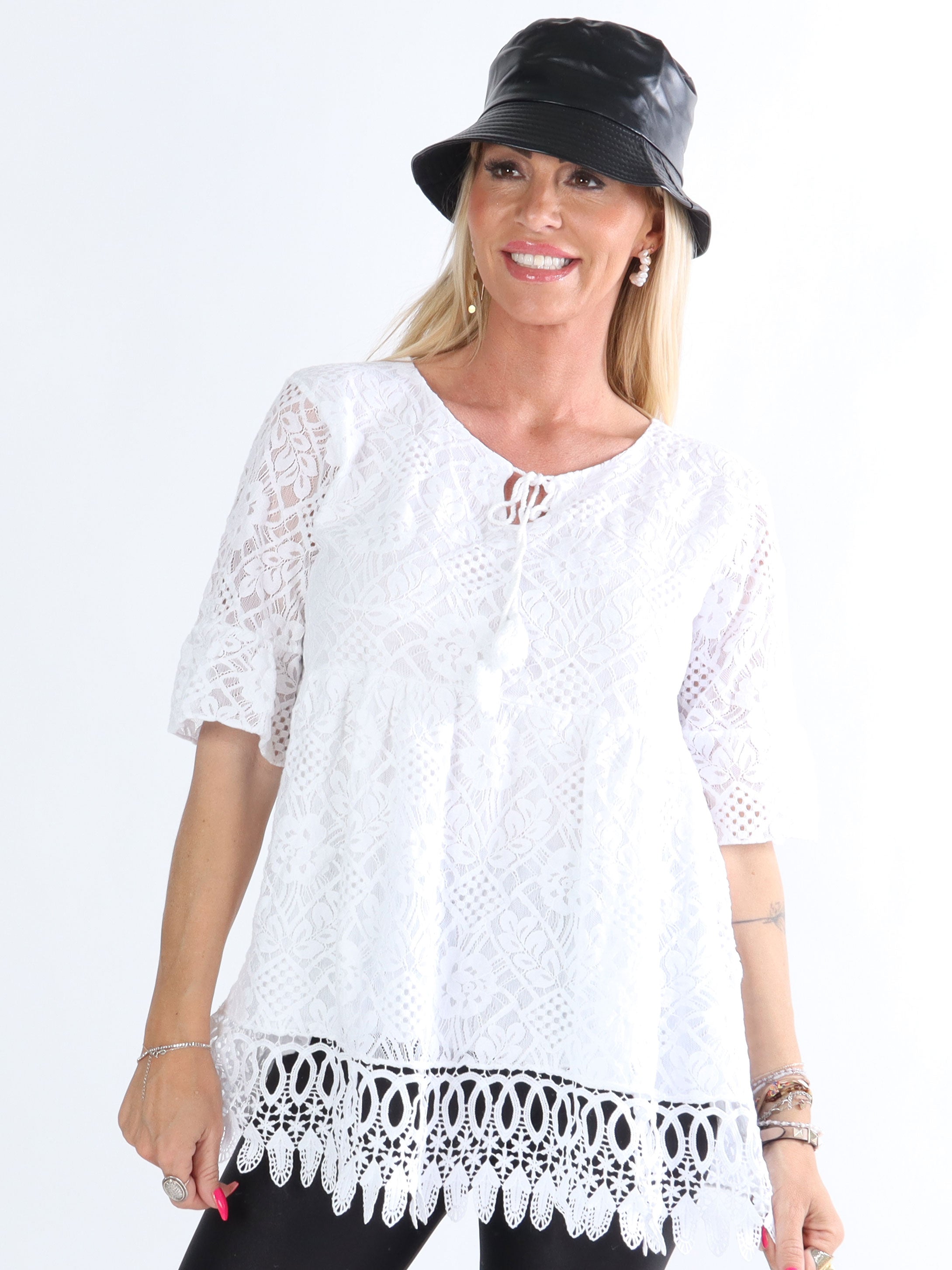 Janine - Tunika i helblonde