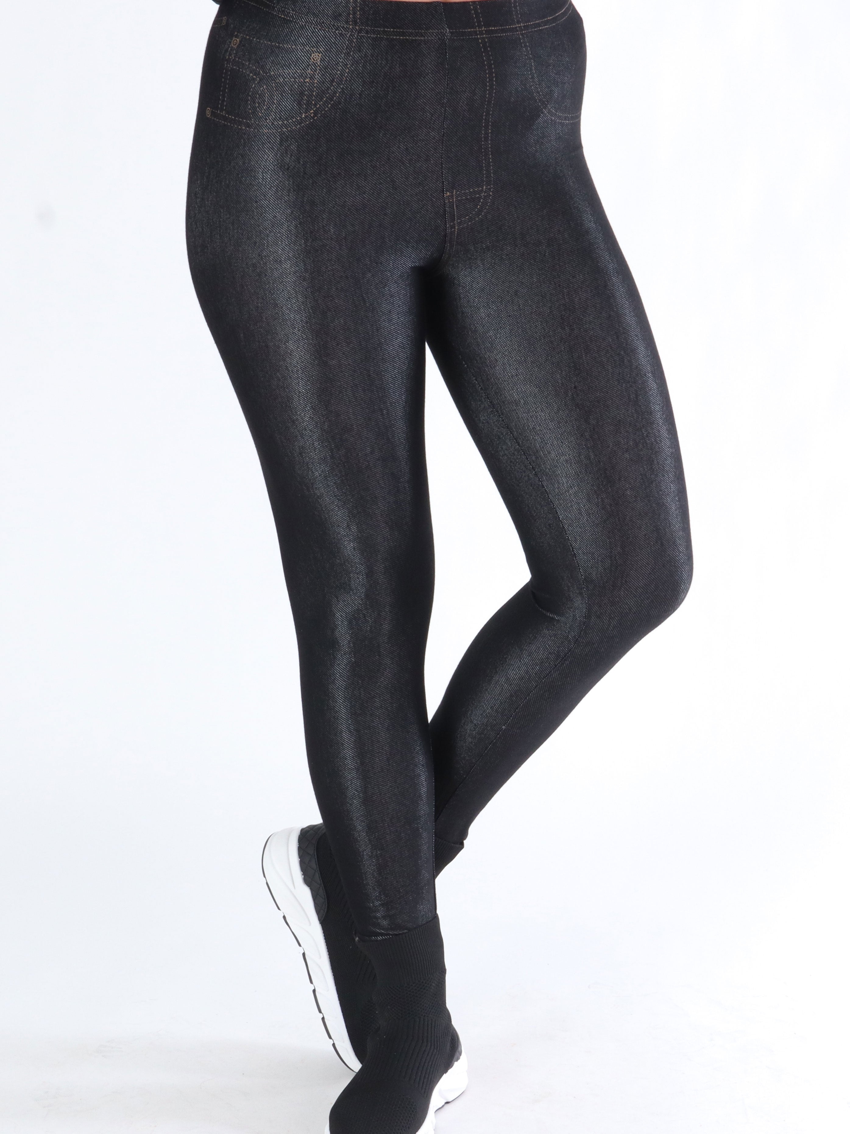 Karla - Stretchy leggings i bukselook