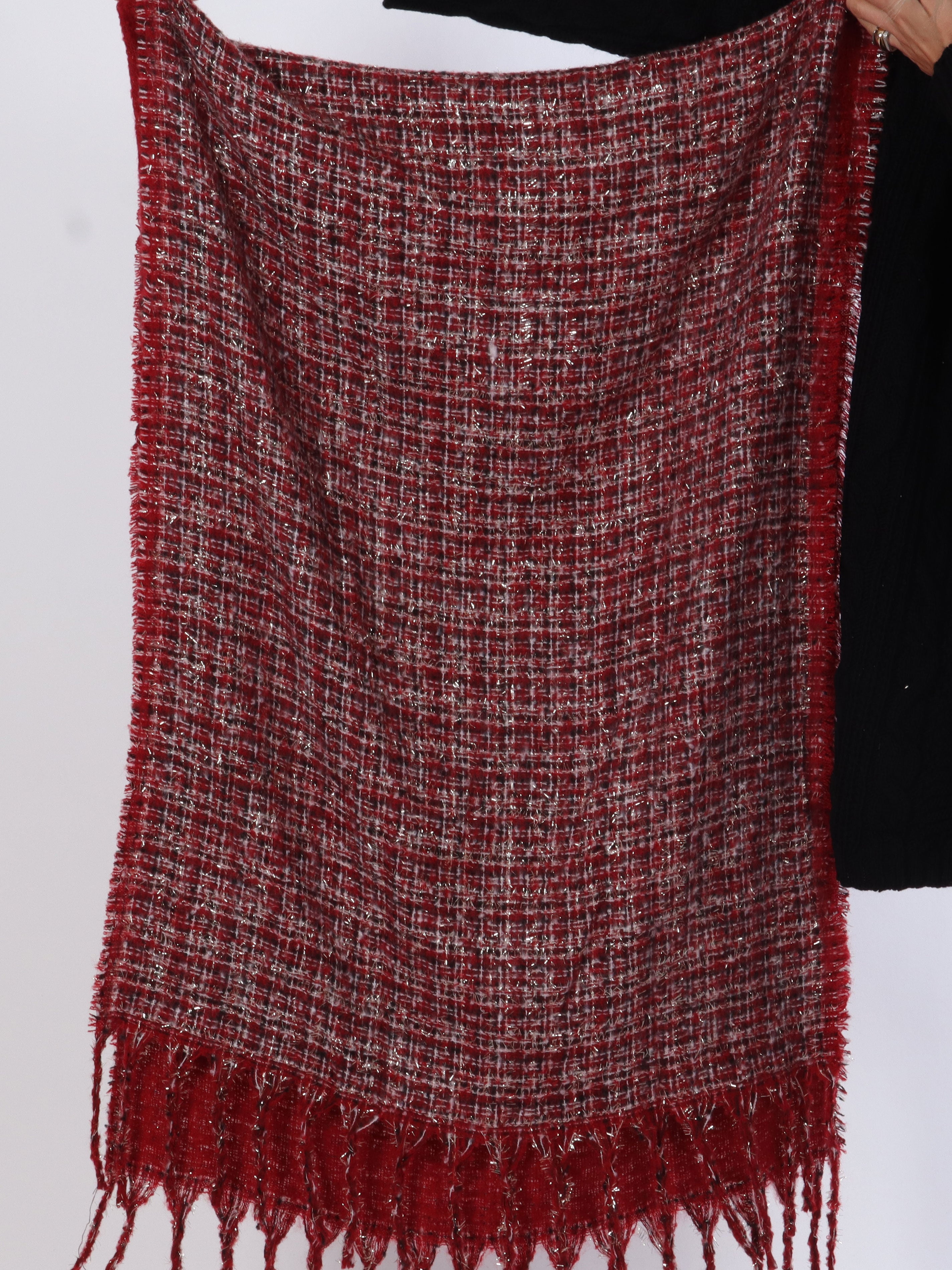 Karlie - Blødt halstørklæde med glimmertråde