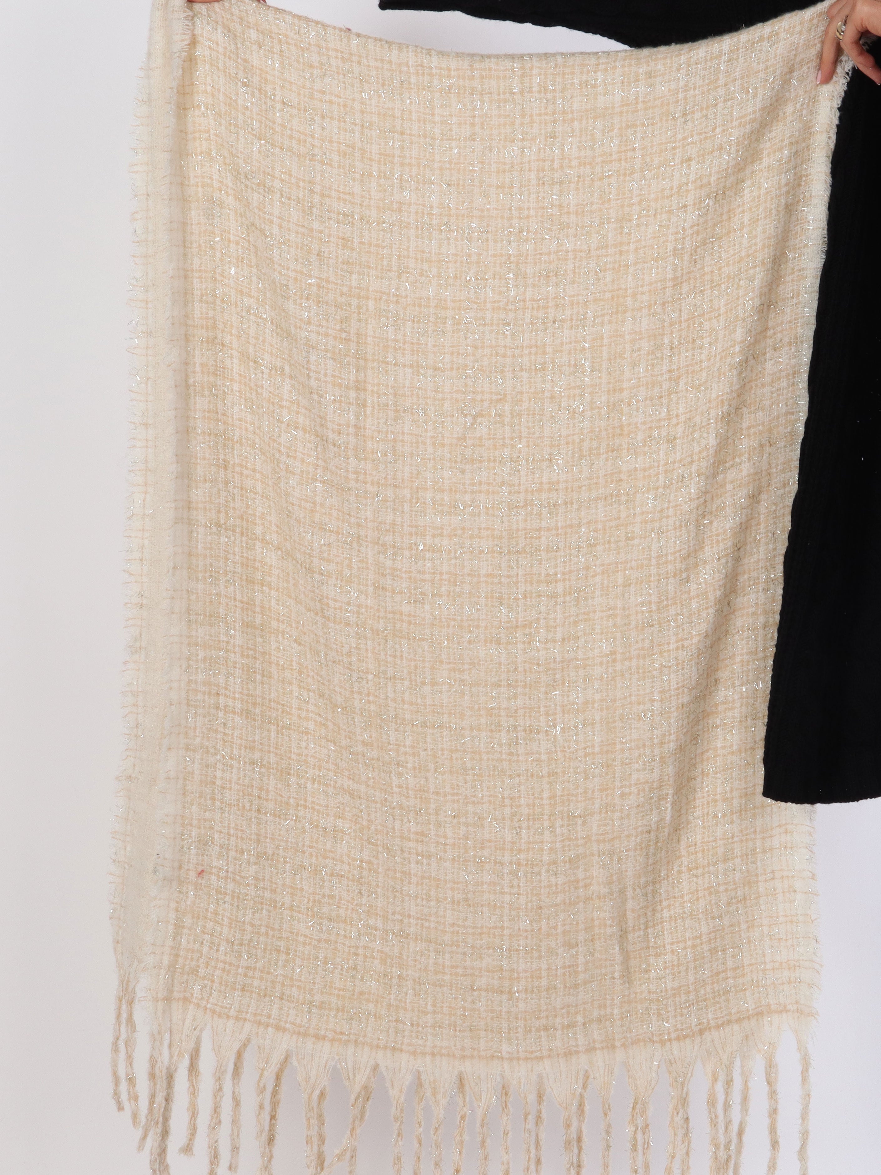 Karlie - Blødt halstørklæde med glimmertråde