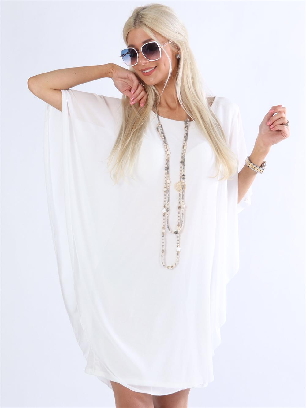 Kenya - Tunikakjole med chiffonlag