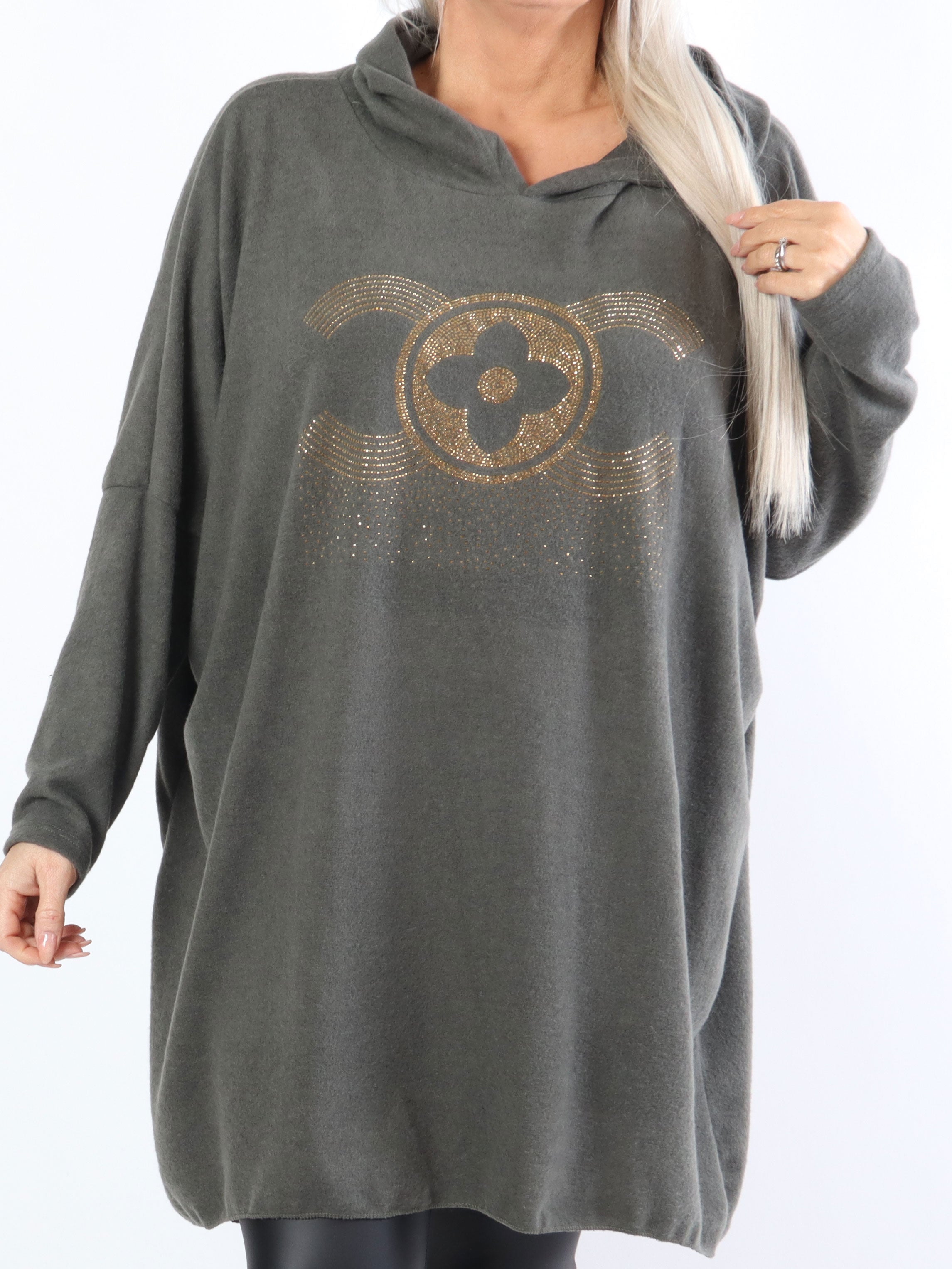 Lilje - Blød plus size bluse i viscose