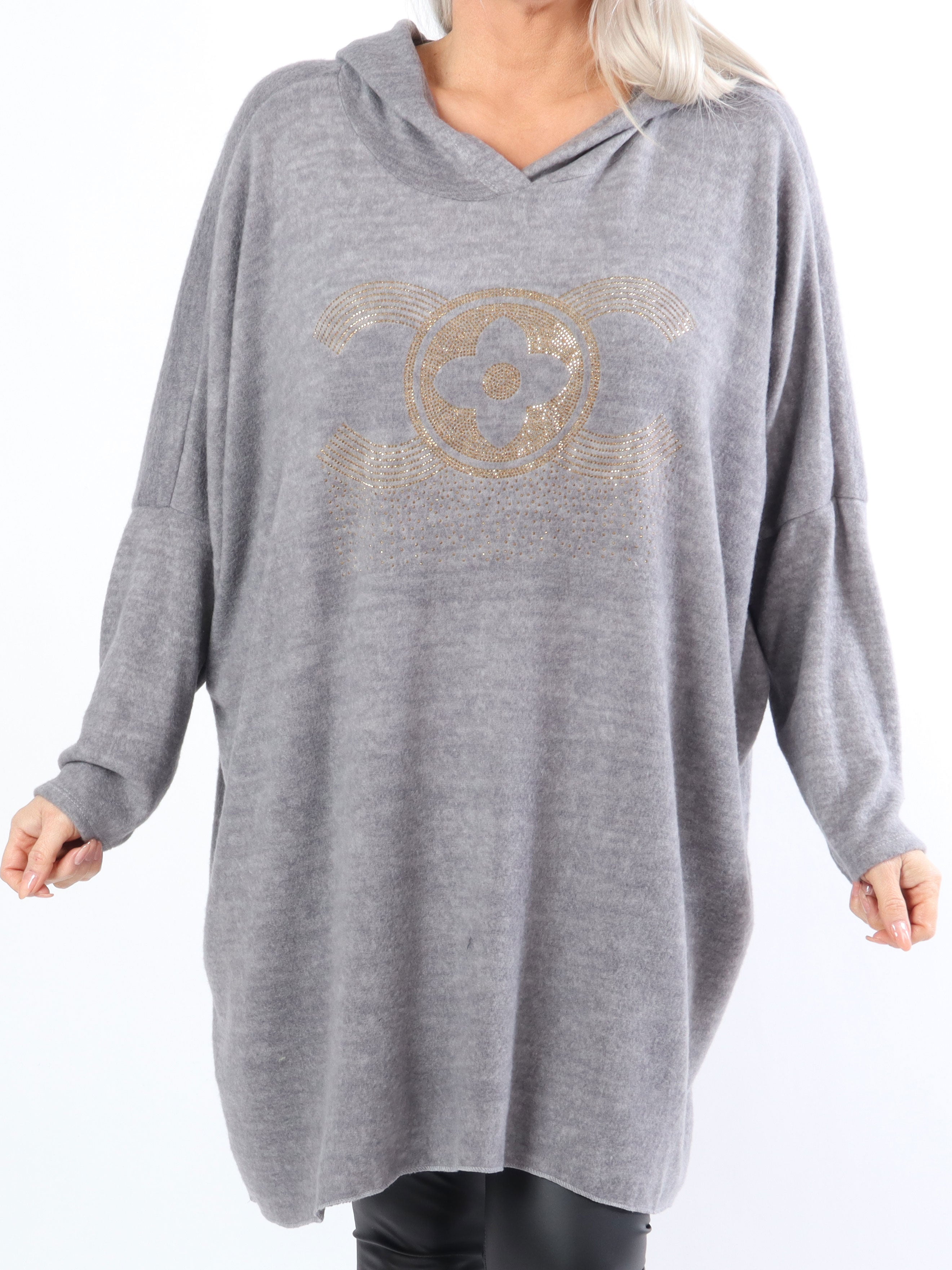 Lilje - Blød plus size bluse i viscose