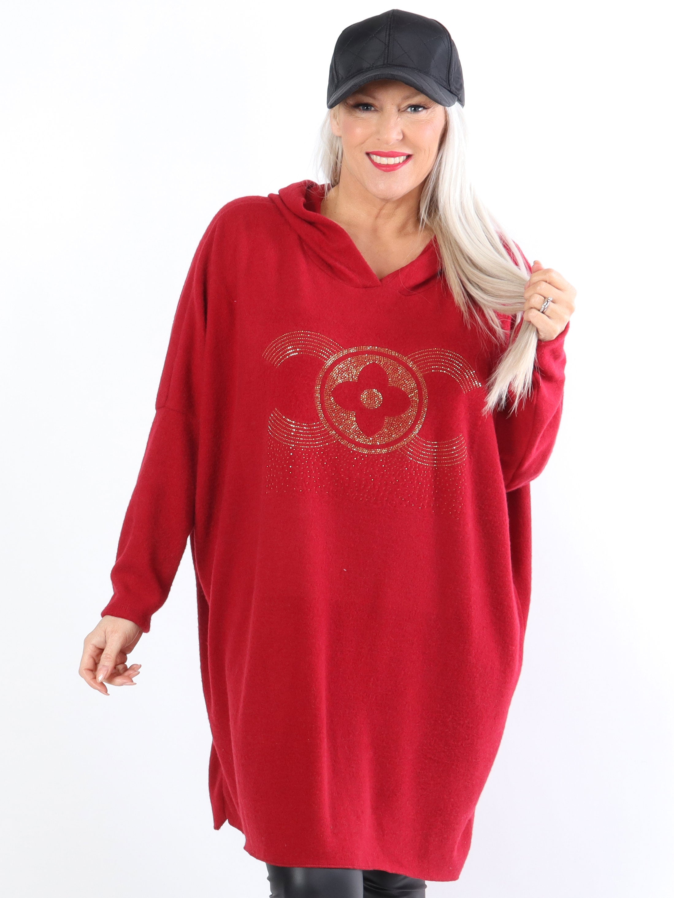 Lilje - Blød plus size bluse i viscose