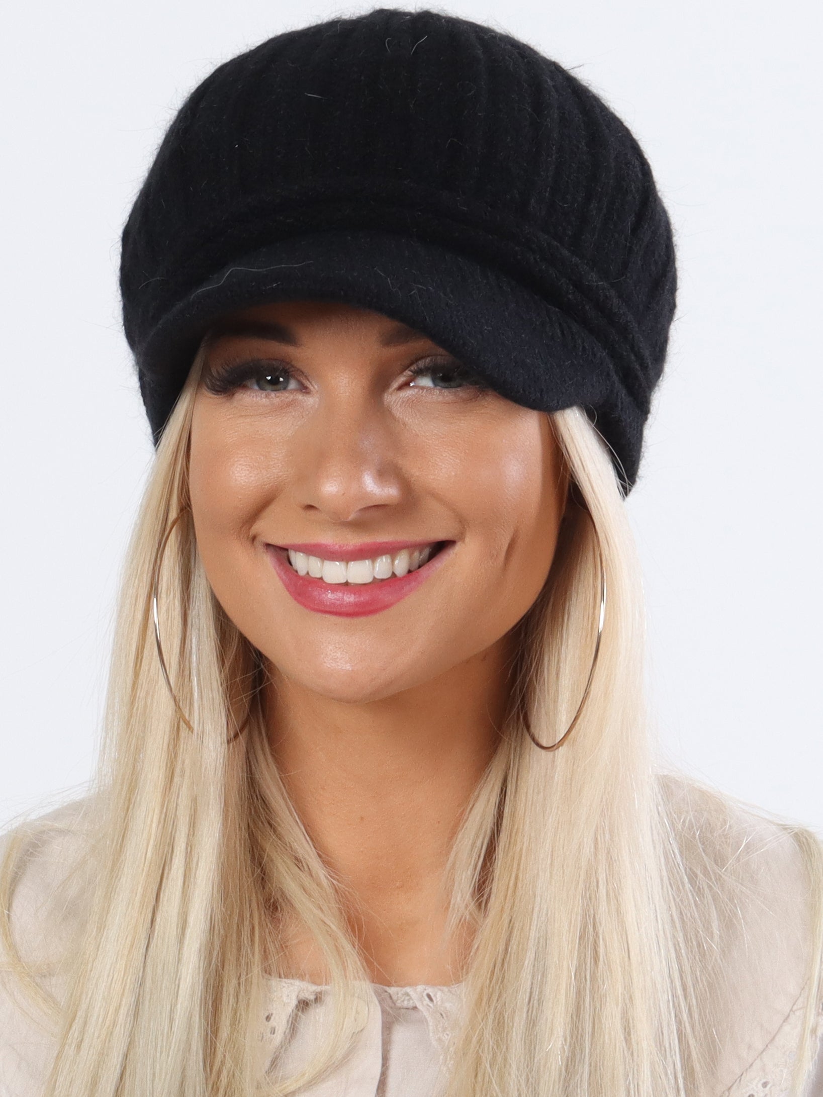 Lissa - Strik hat med skygge og blødt fór