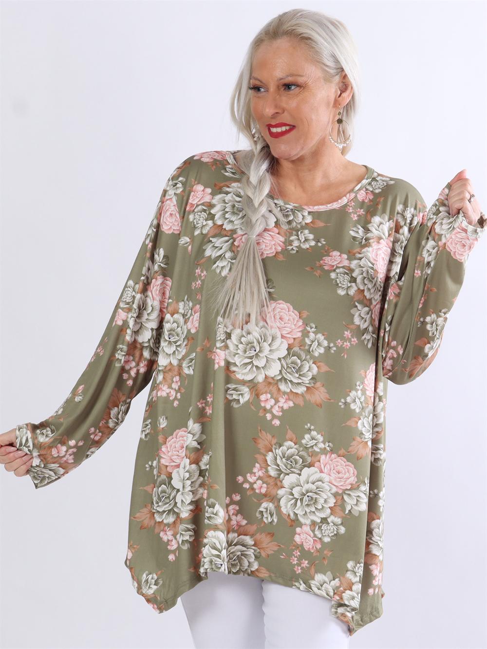 Lois - Blød bluse med print