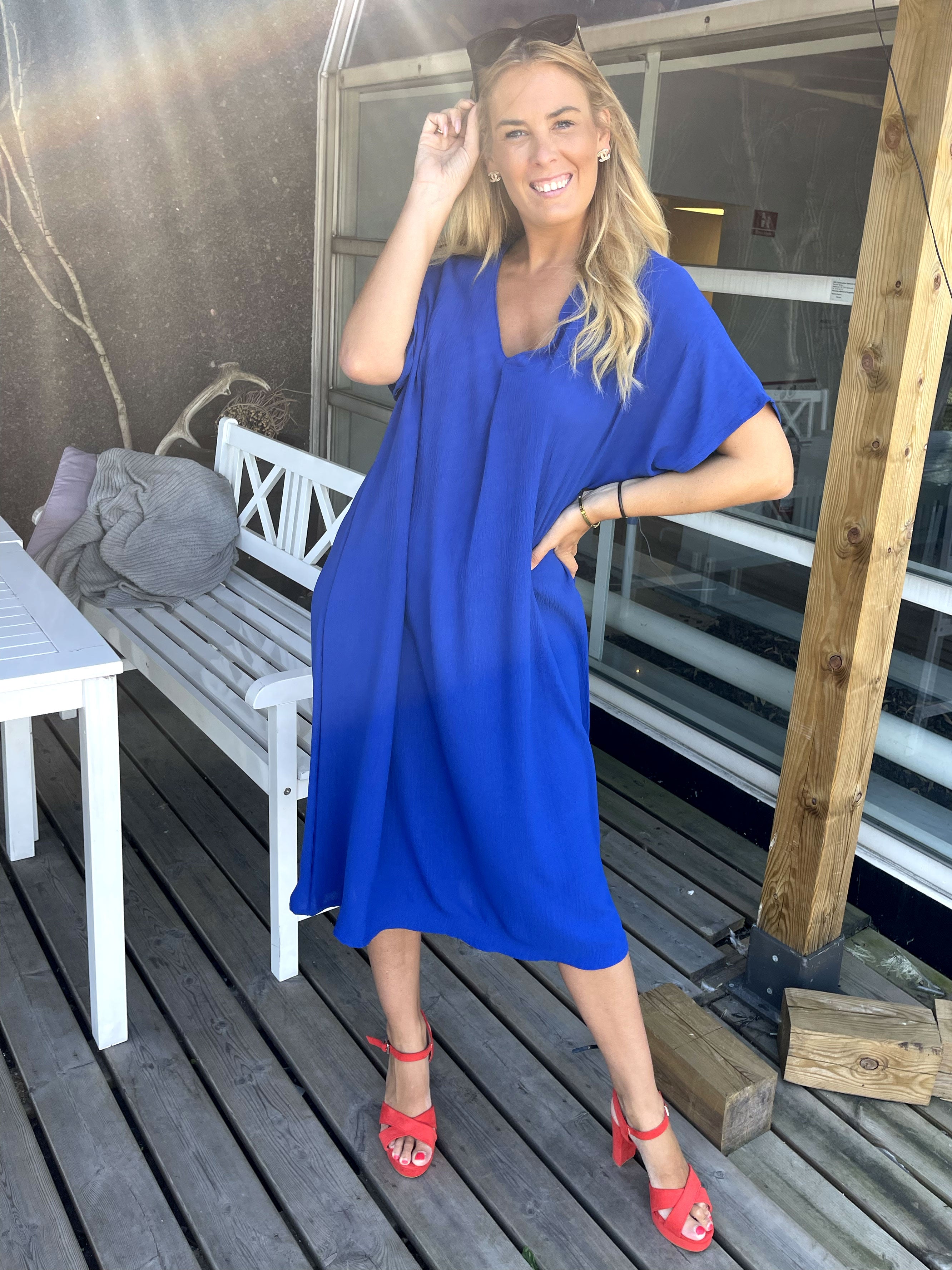 Magga - Lang simpel t-shirt kjole