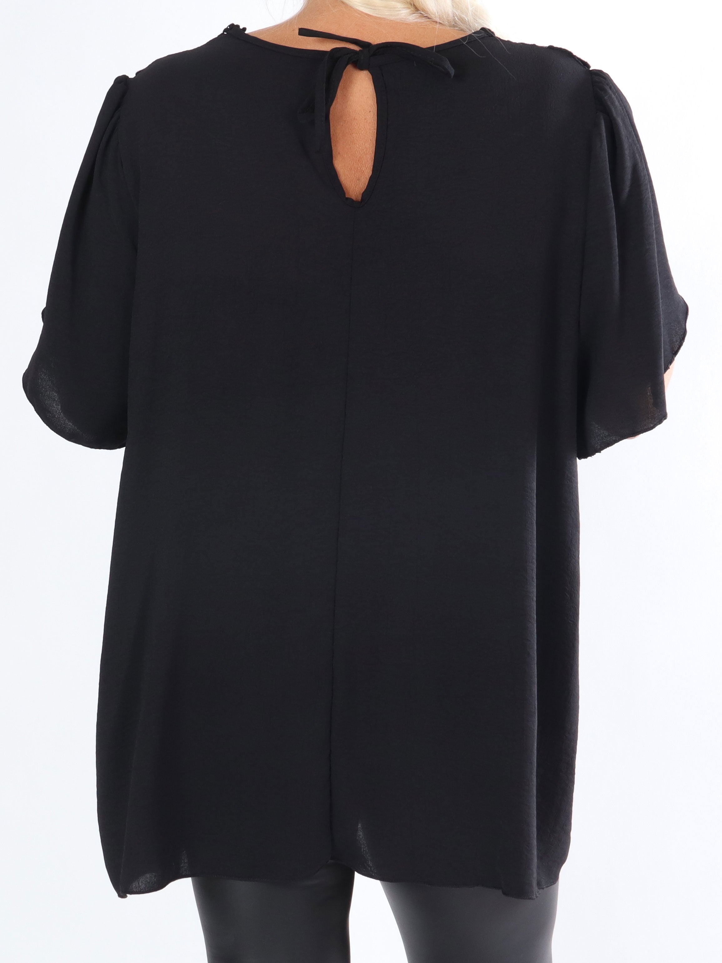 Malle - Fin plus size tunika med blonde