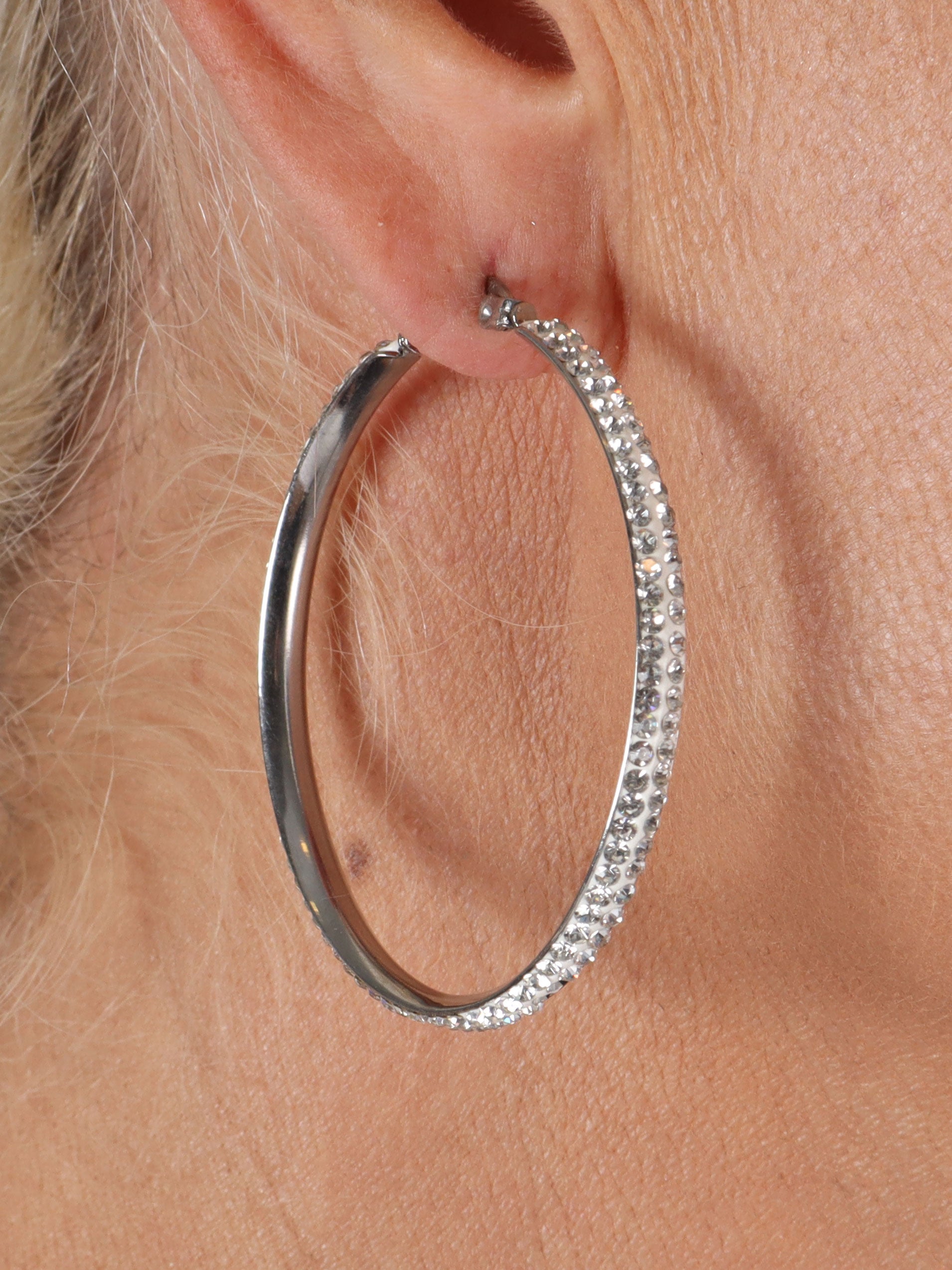 Manya - Sølv øreringe med similisten