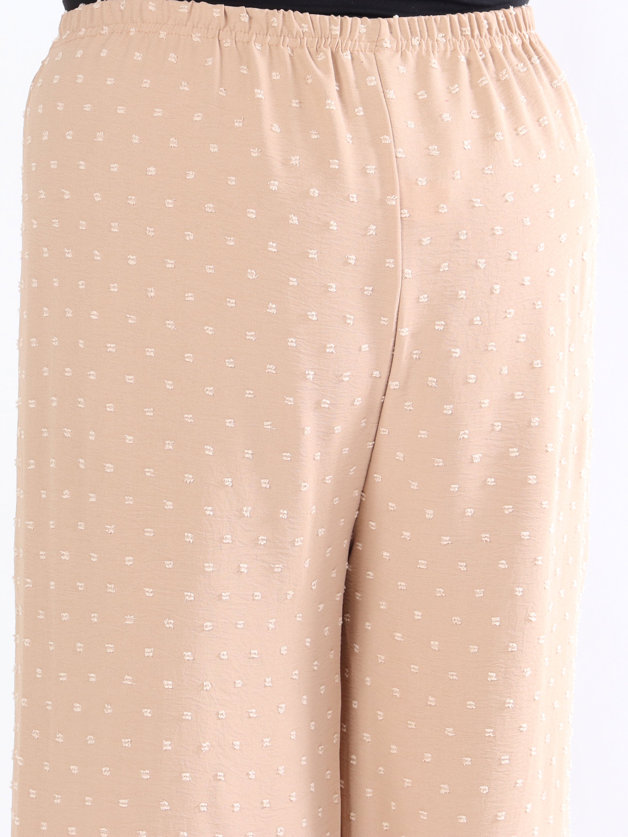 Marbella Pants - Løse bukser med prikket mønster