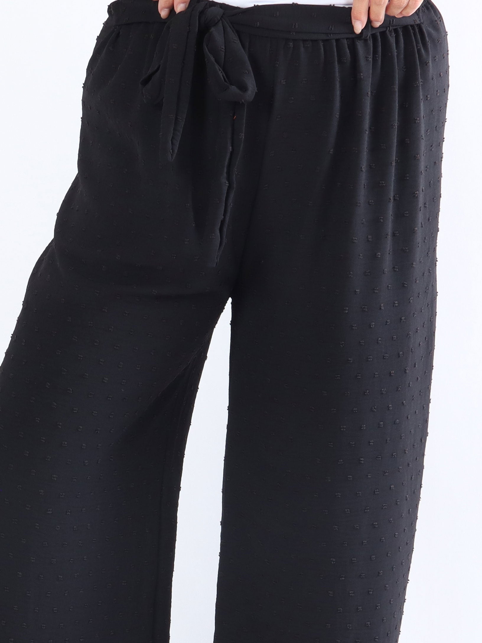 Marbella Pants - Løse bukser med prikket mønster