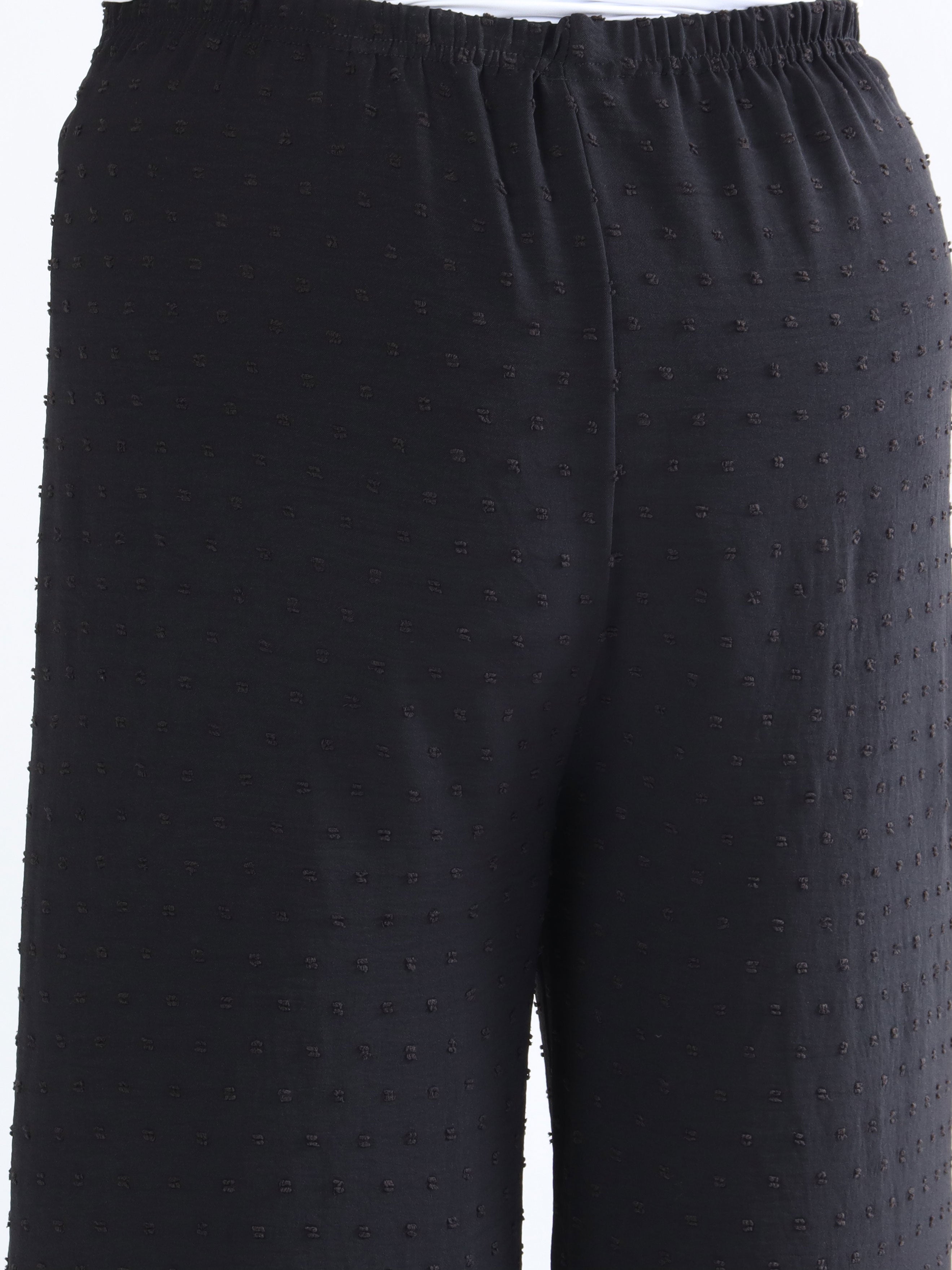 Marbella Pants - Løse bukser med prikket mønster