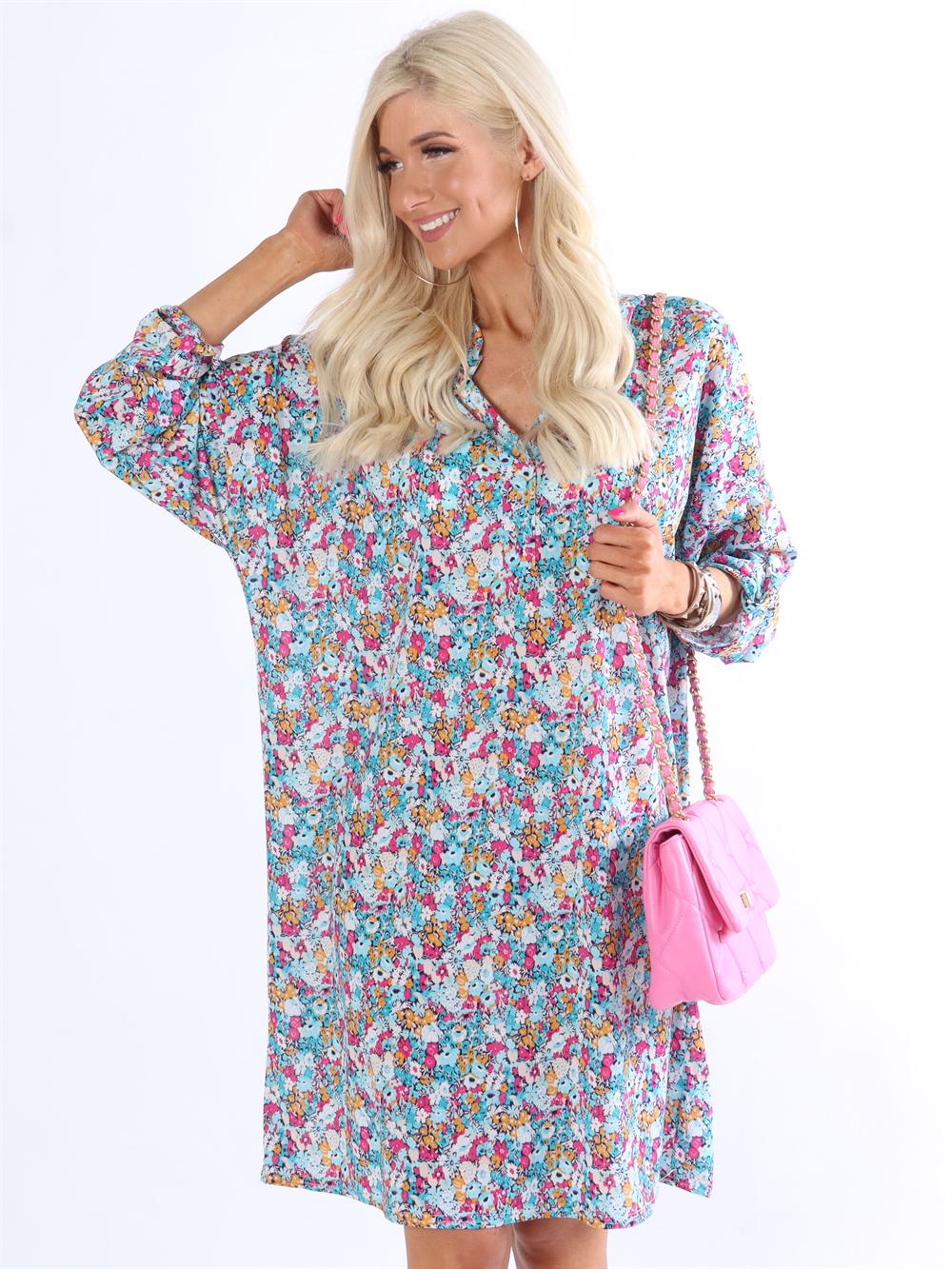 Marguerit - Blomstret tunikakjole