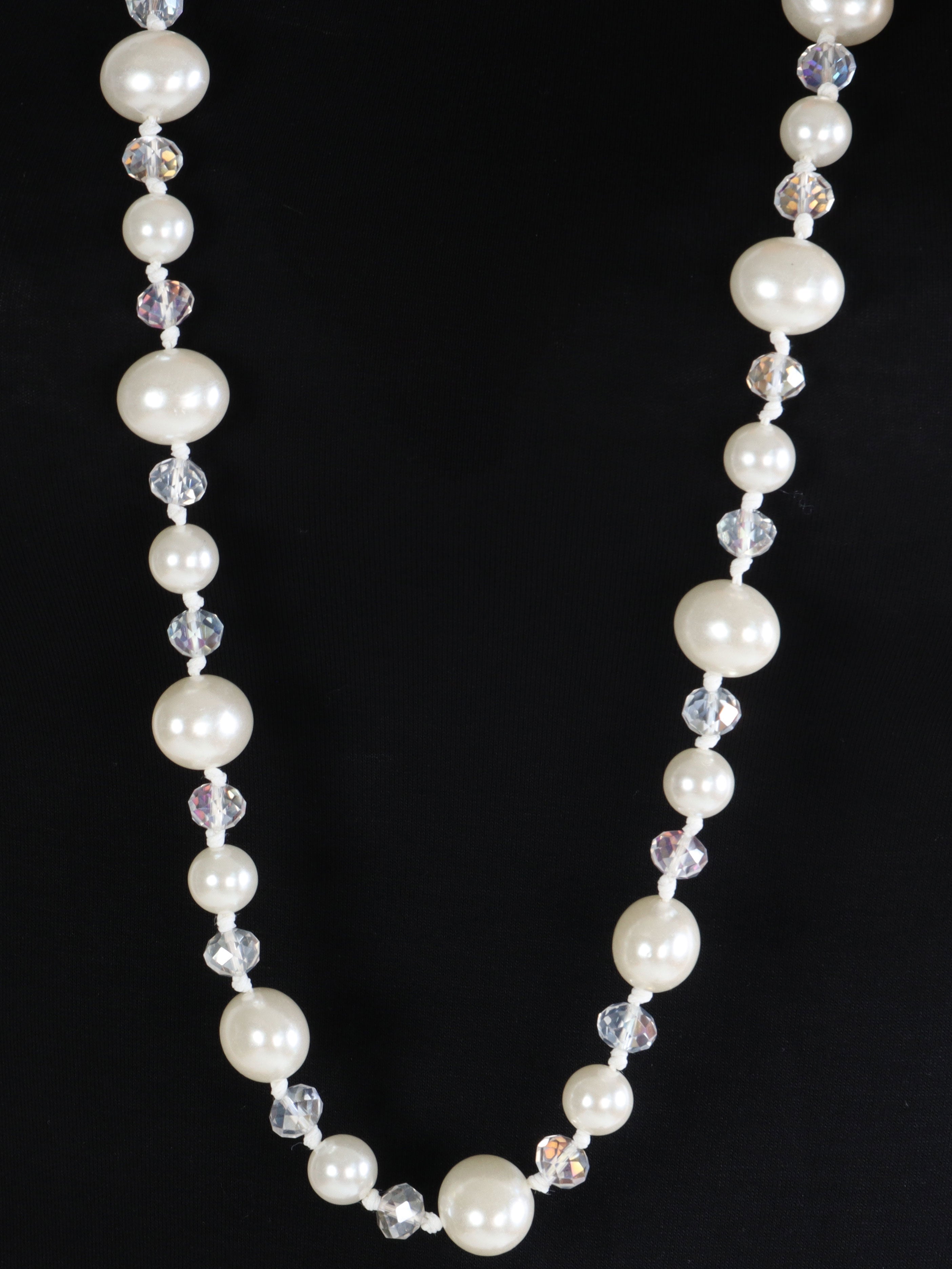 Melanie - Smuk hvid perlekæde