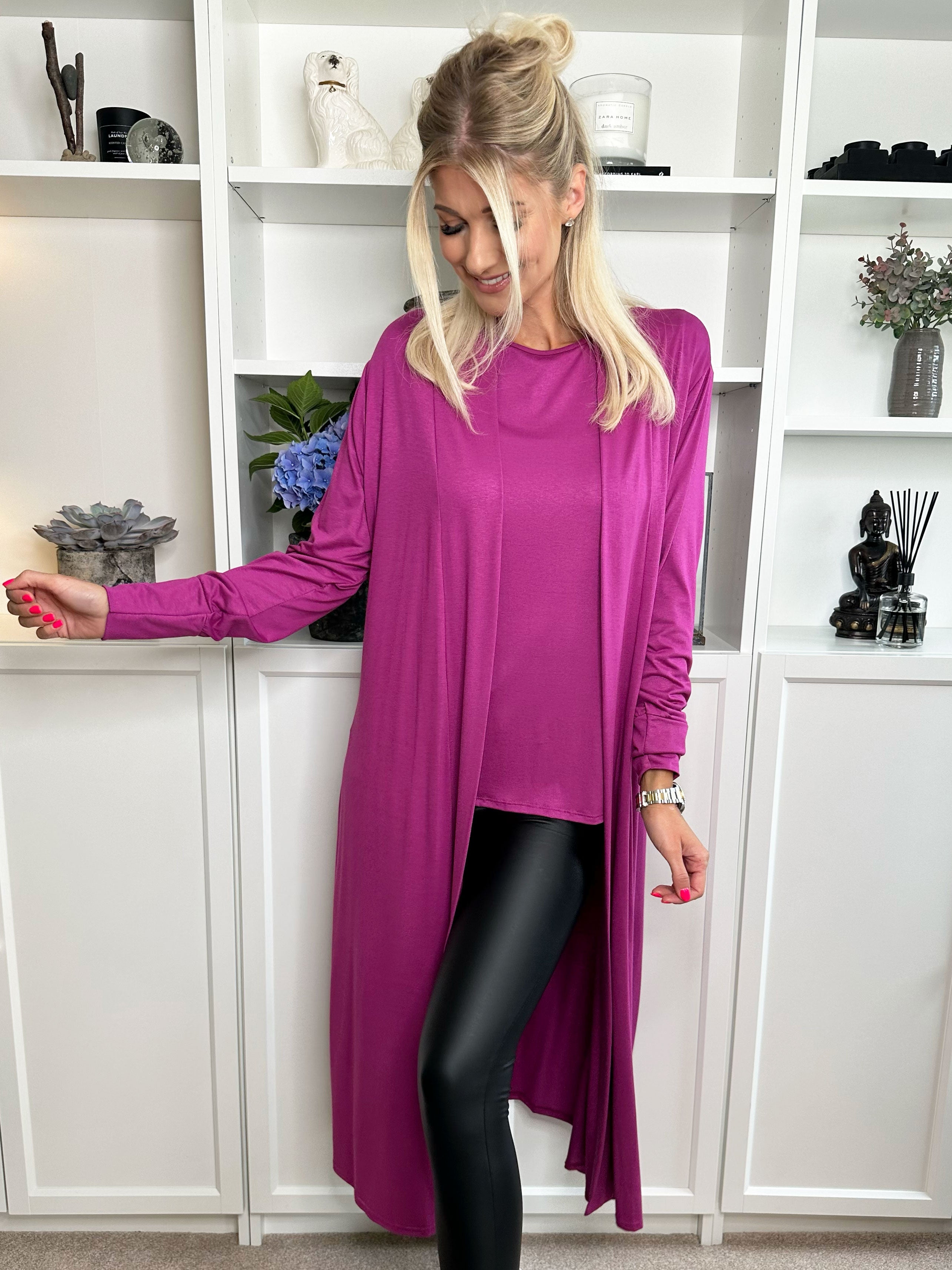 Mikkala - Lang basic cardigan (bestseller)