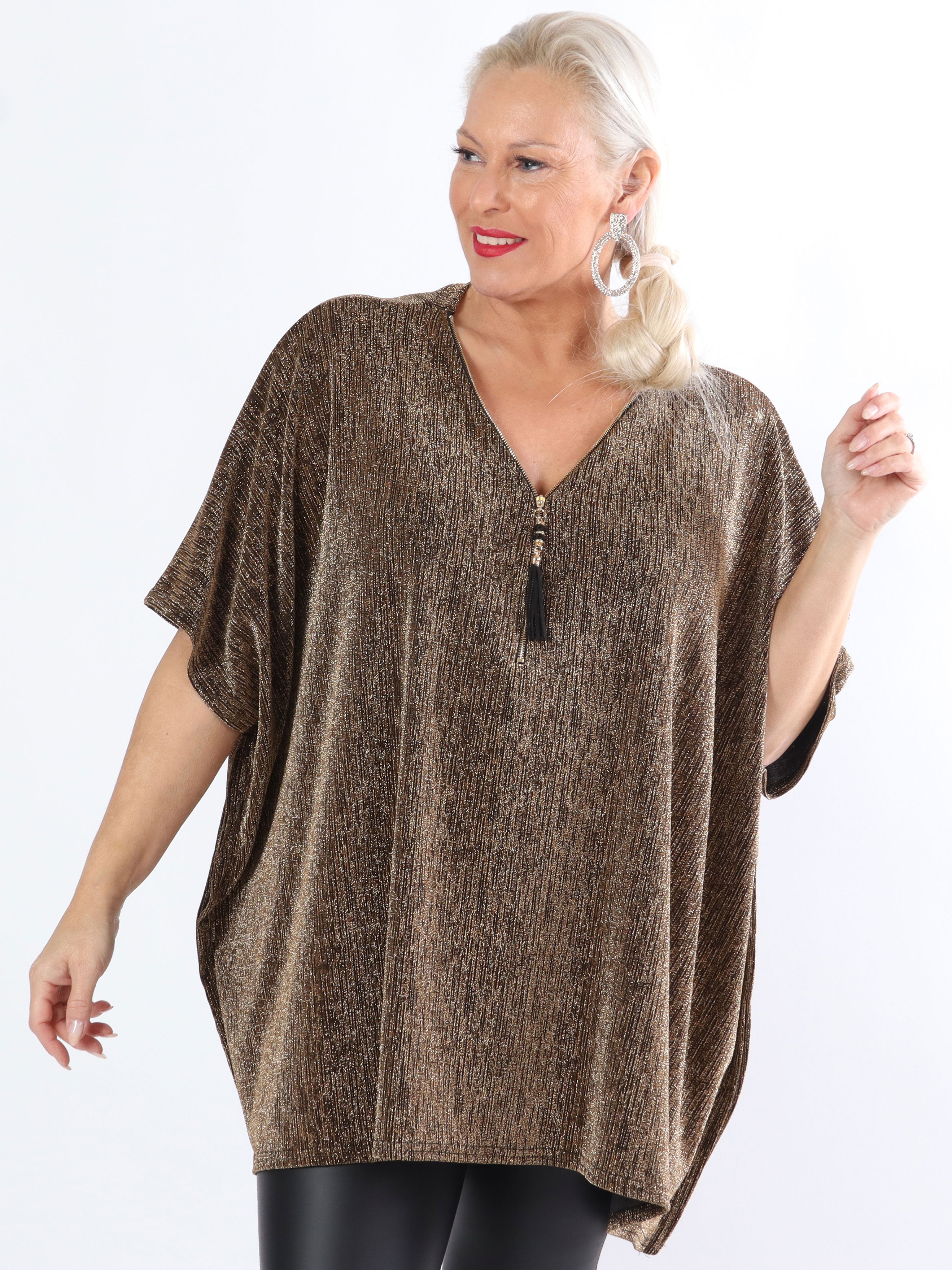 Milagrosa - Plus size glitter tunika