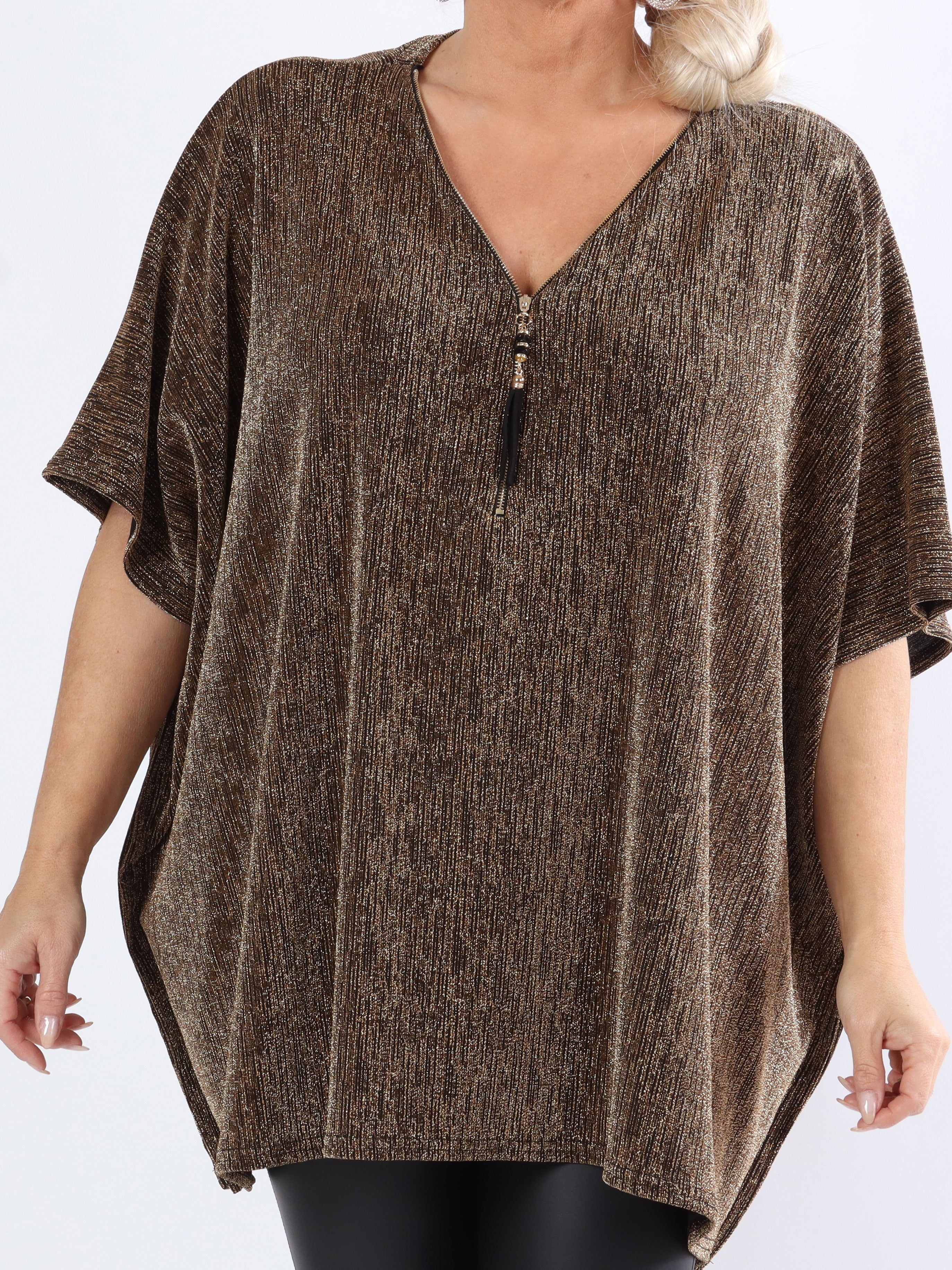 Milagrosa - Plus size glitter tunika