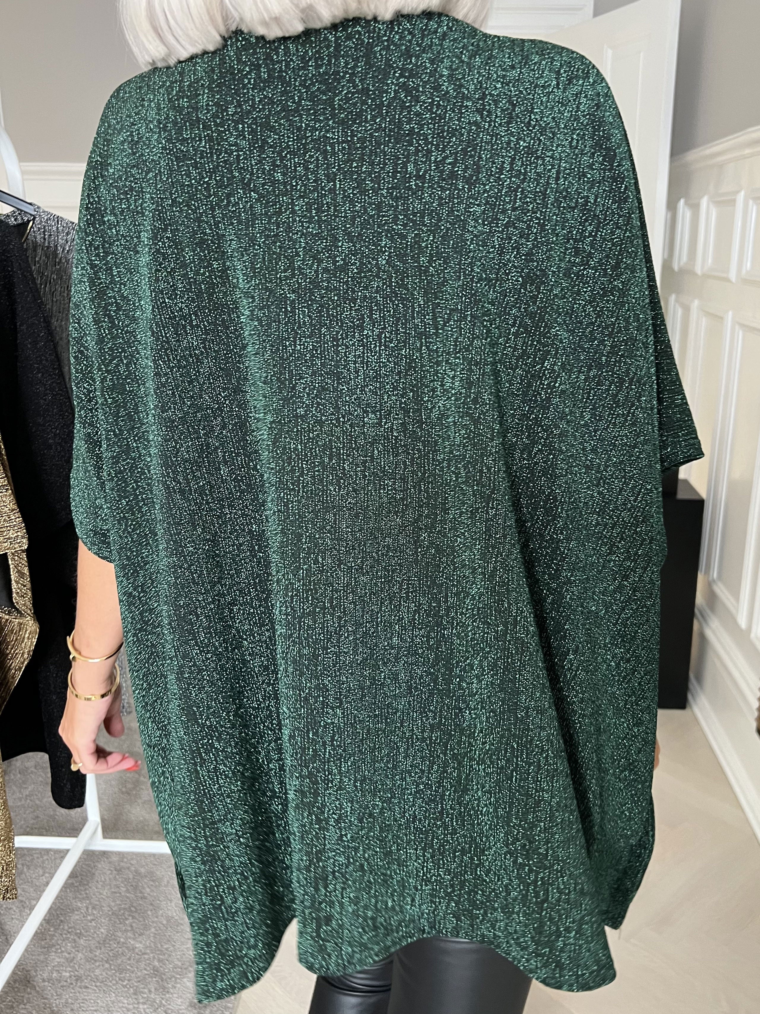 Milagrosa - Fin tunika med lynlås og glitter