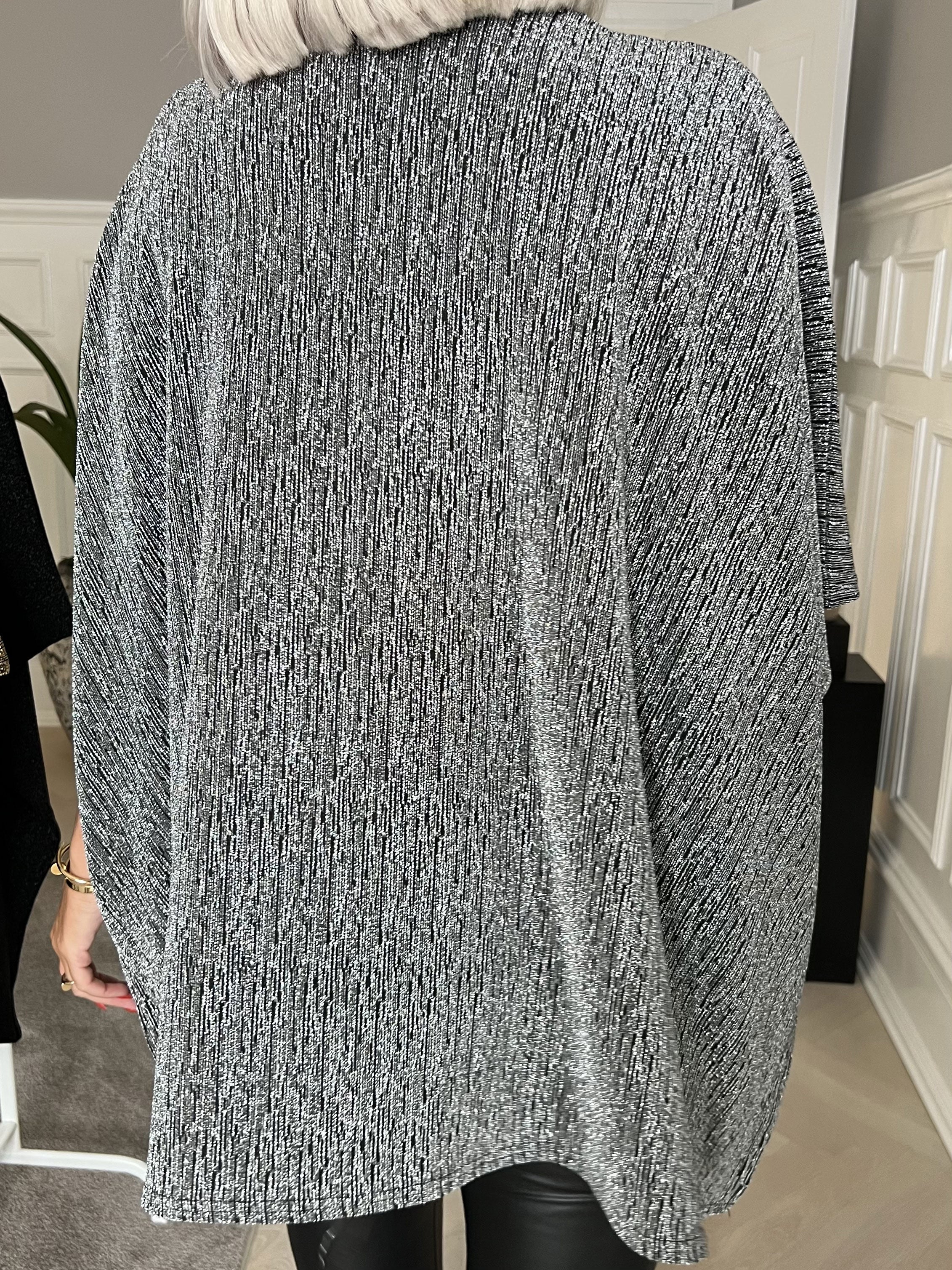 Milagrosa - Fin tunika med lynlås og glitter