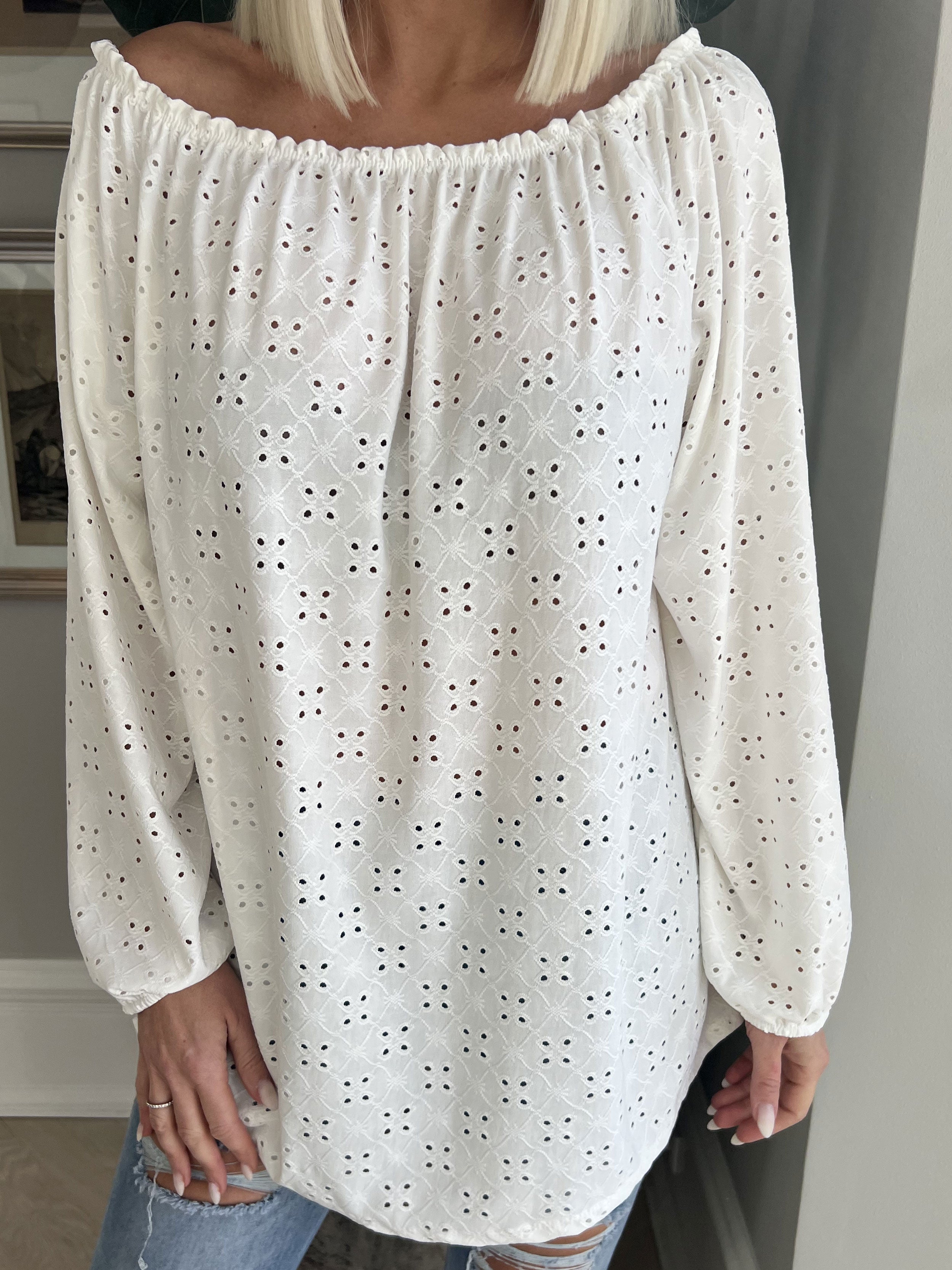 Mimi - Sød blød tunika med broderinger