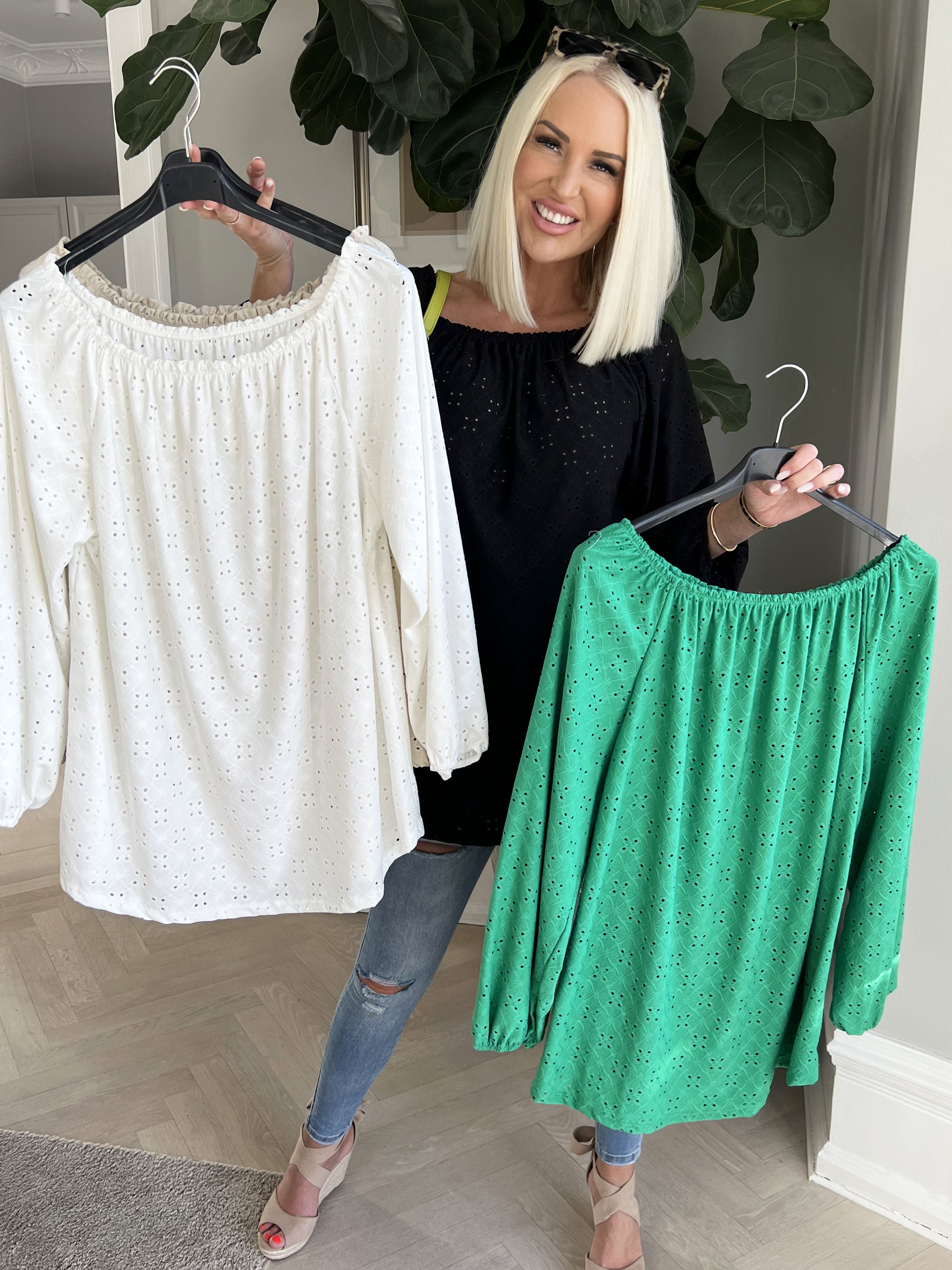 Mimi - Sød blød tunika med broderinger