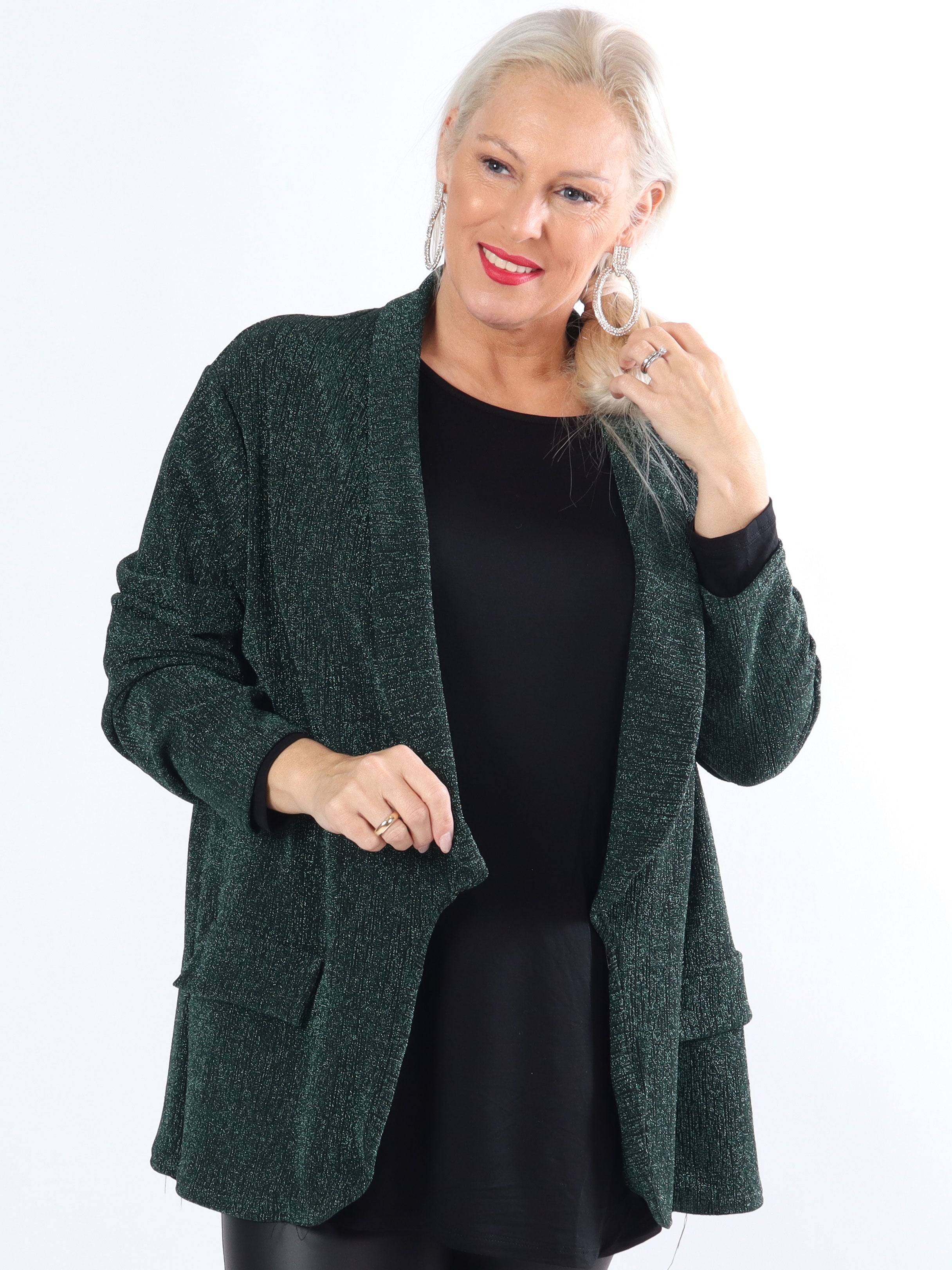 Misa - Let blazer i glimmerstof