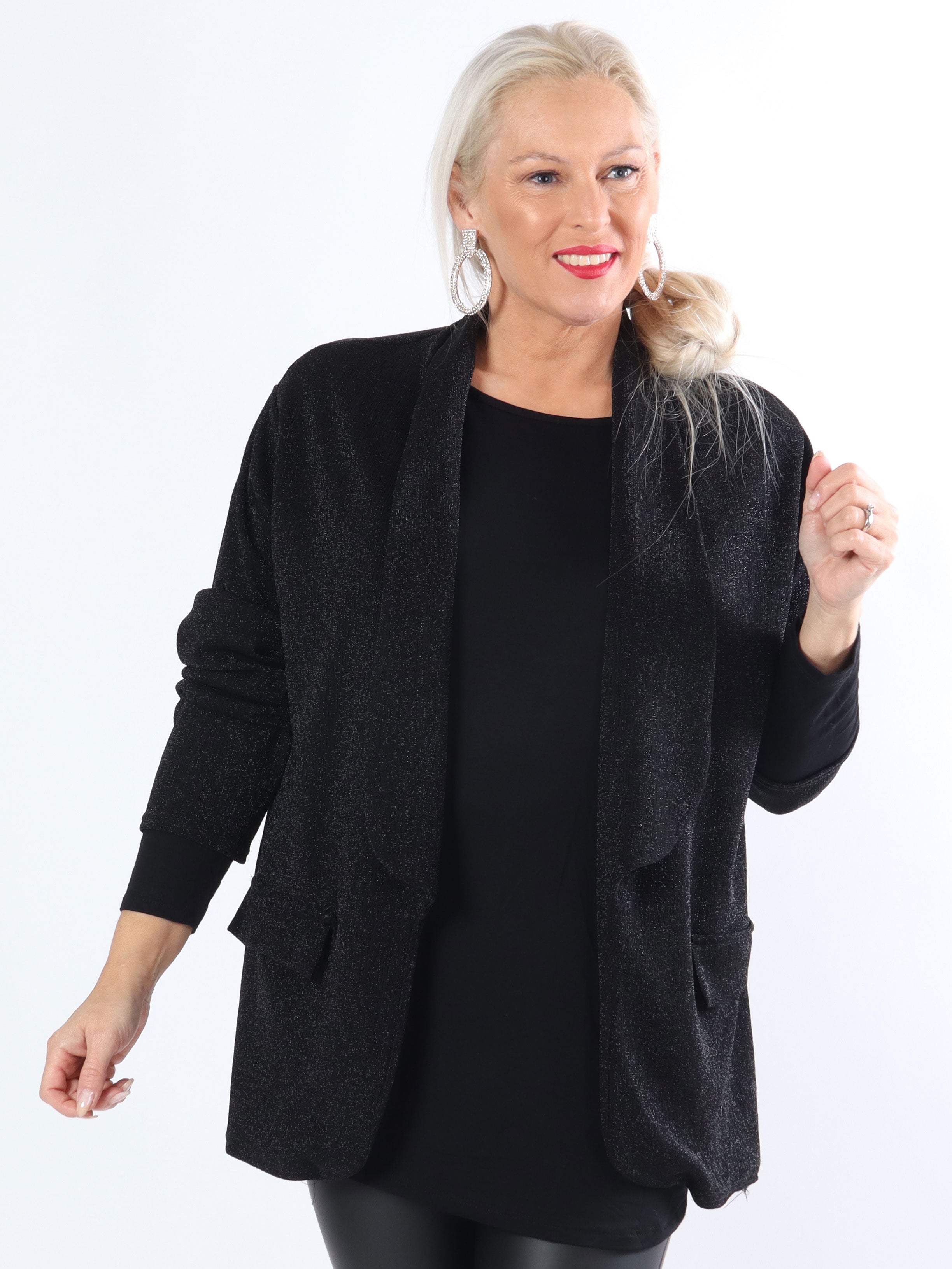 Misa - Let blazer i glimmerstof