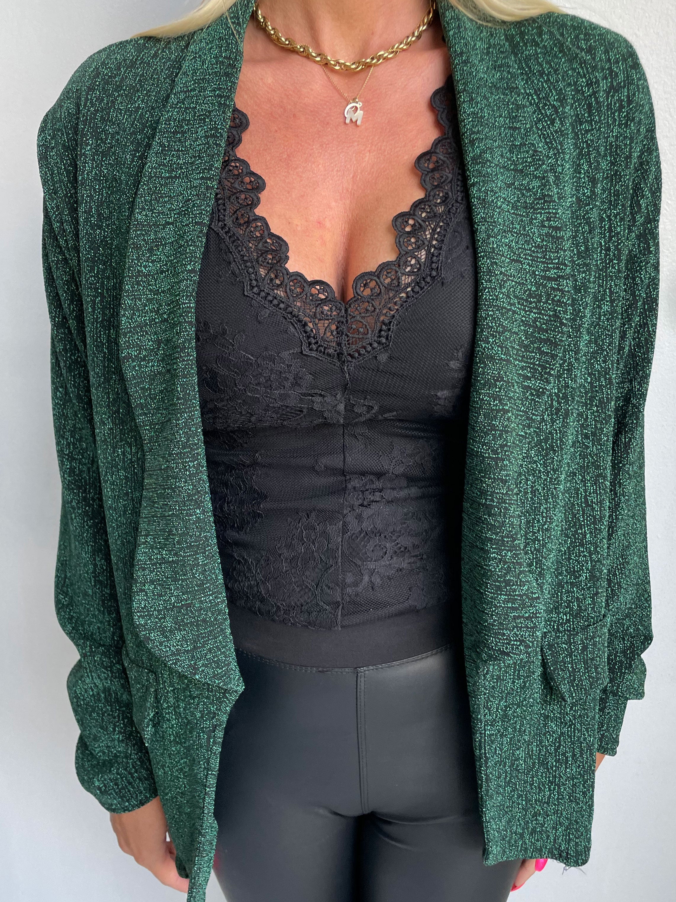 Misa - Let blazer i glimmerstof