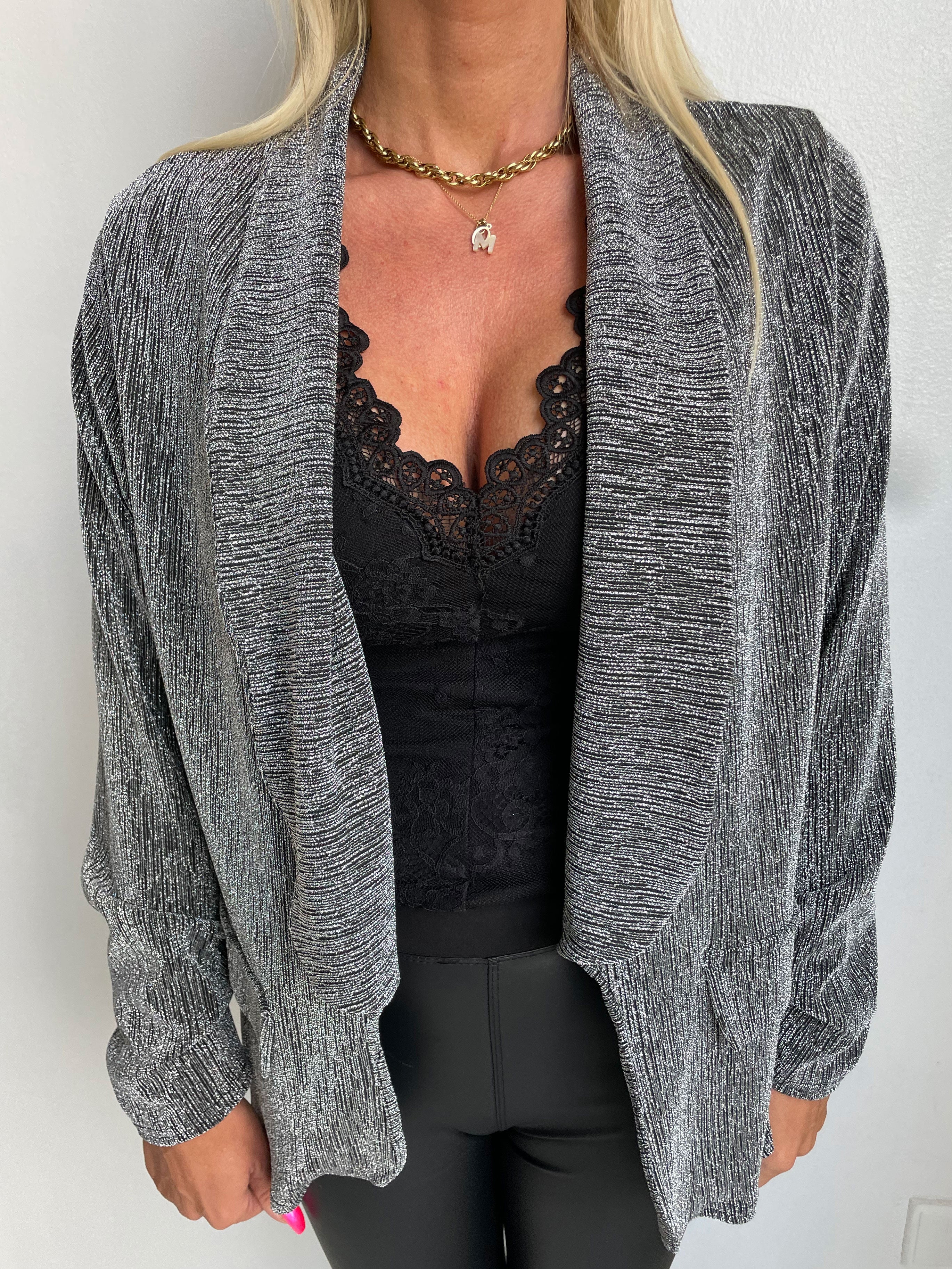 Misa - Let blazer i glimmerstof