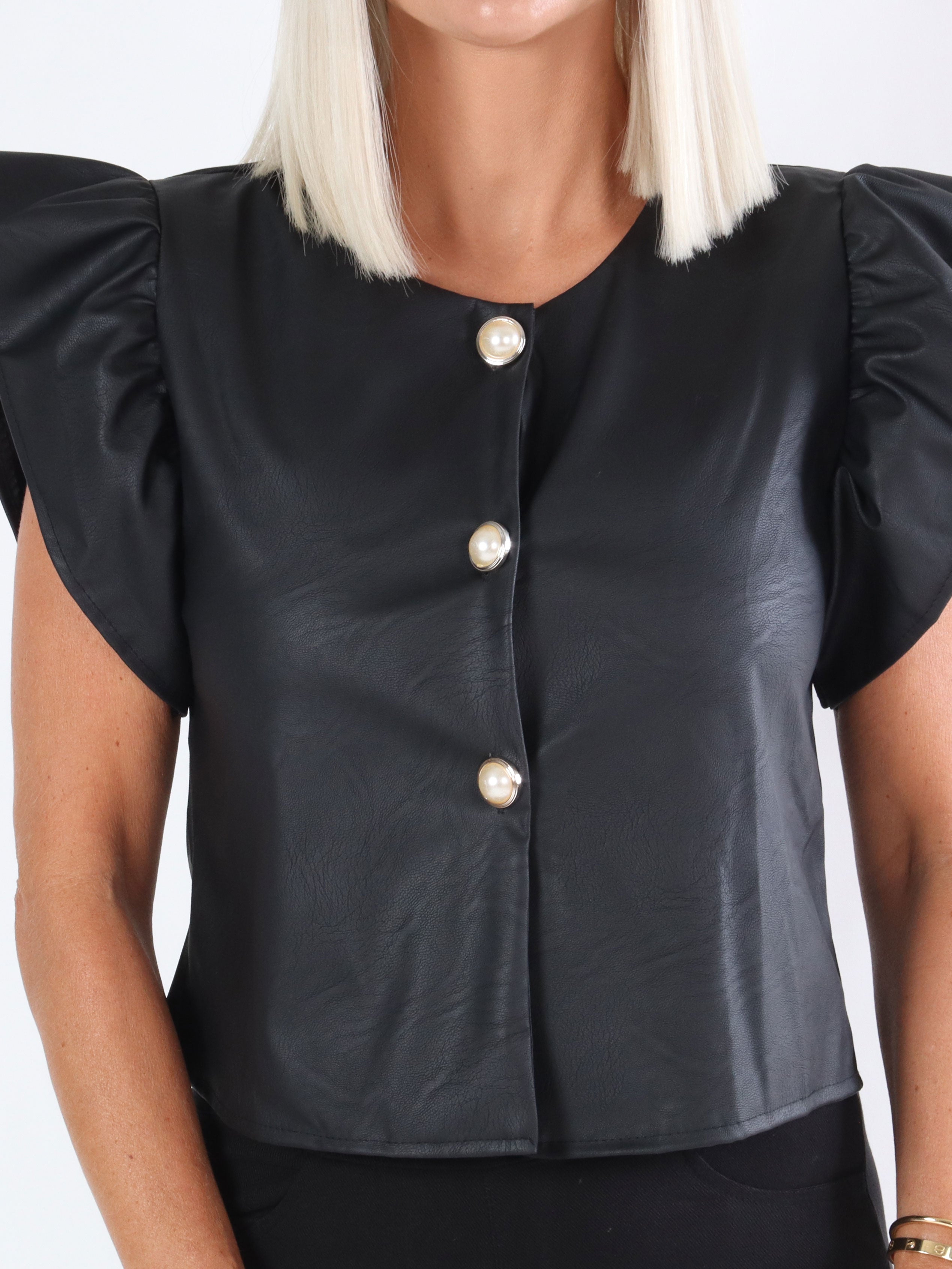 Molly - Fin cardigan med perleknapper