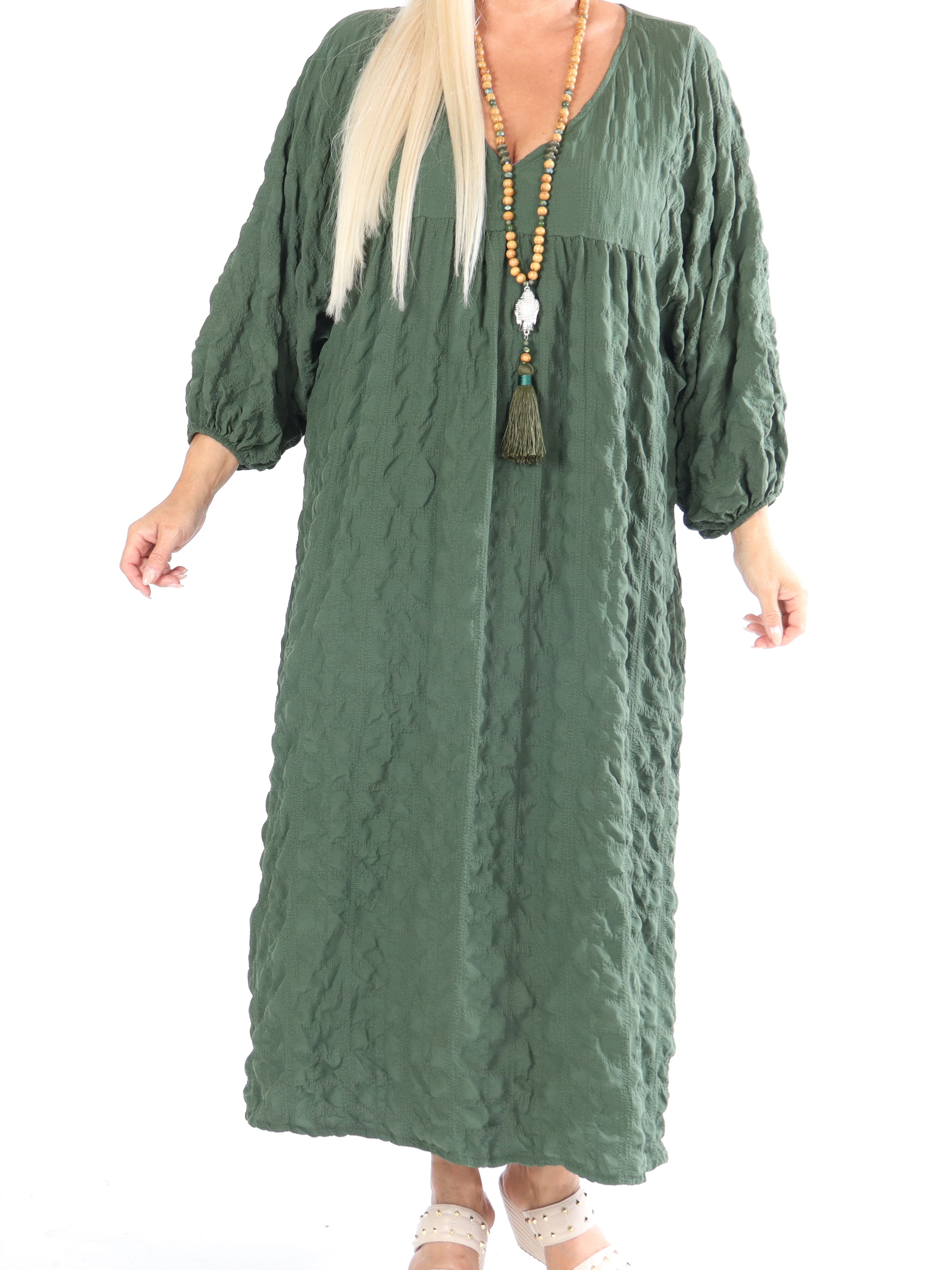 My - Sød plus size kjole i babydollfacon