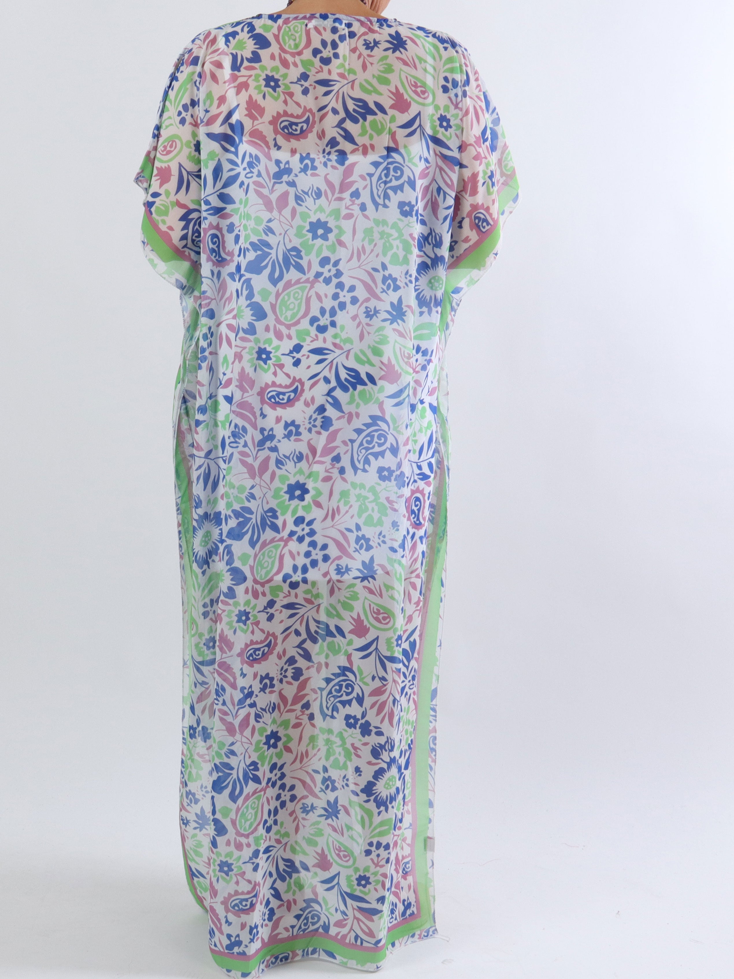 Nadia - Lang plus size semi-transparent tunika