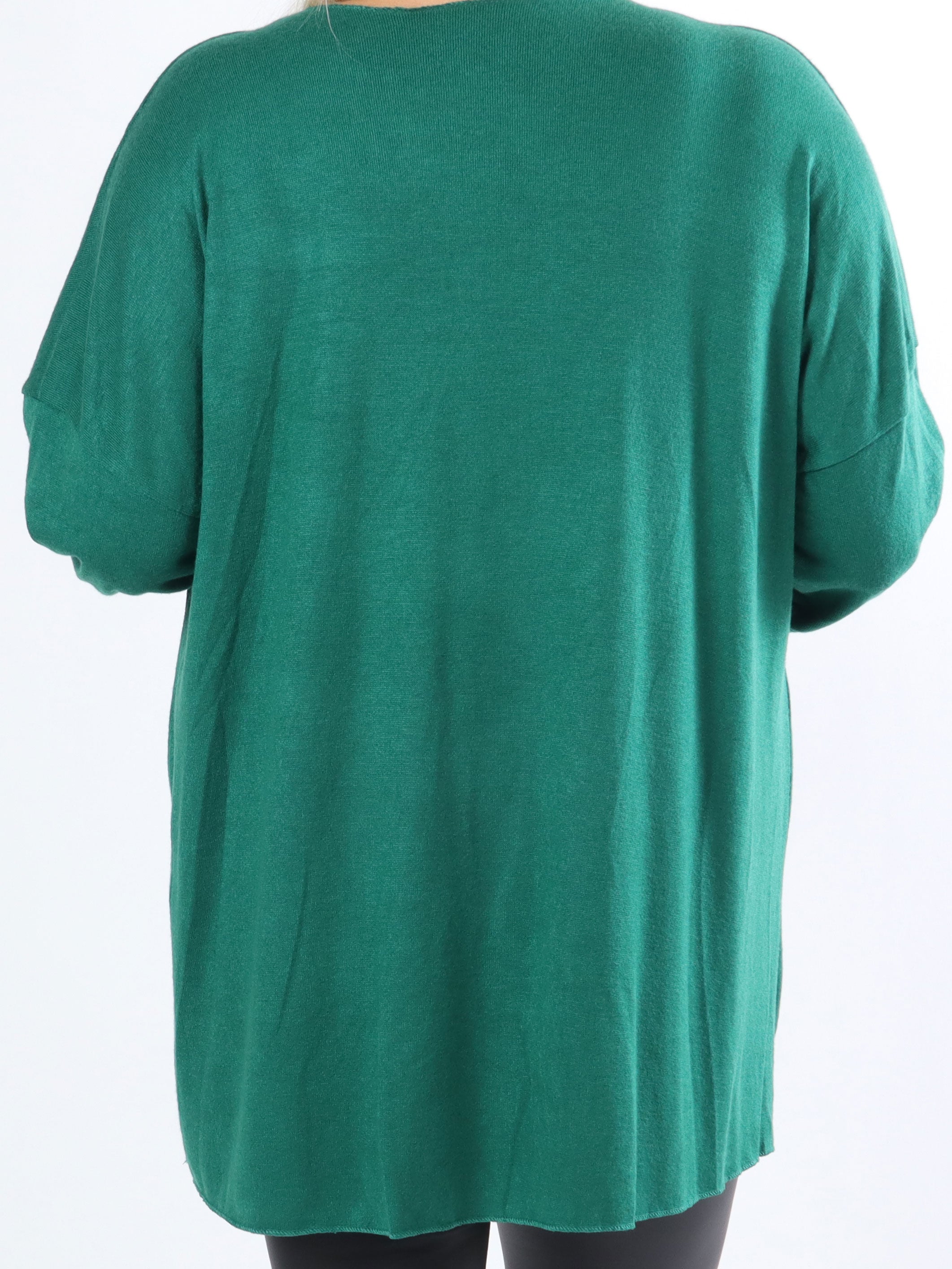 Nayara - Blød plus size bluse med lille sølvhjerte