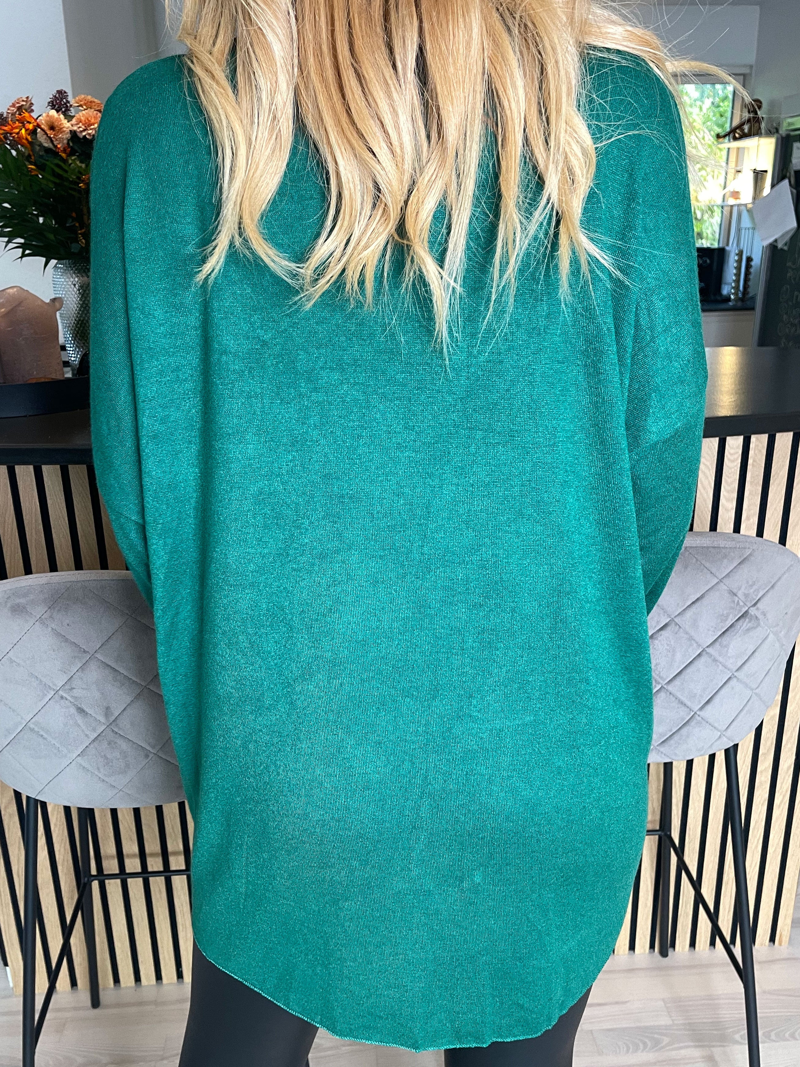 Nayara - Blød bluse med lille sølvhjerte