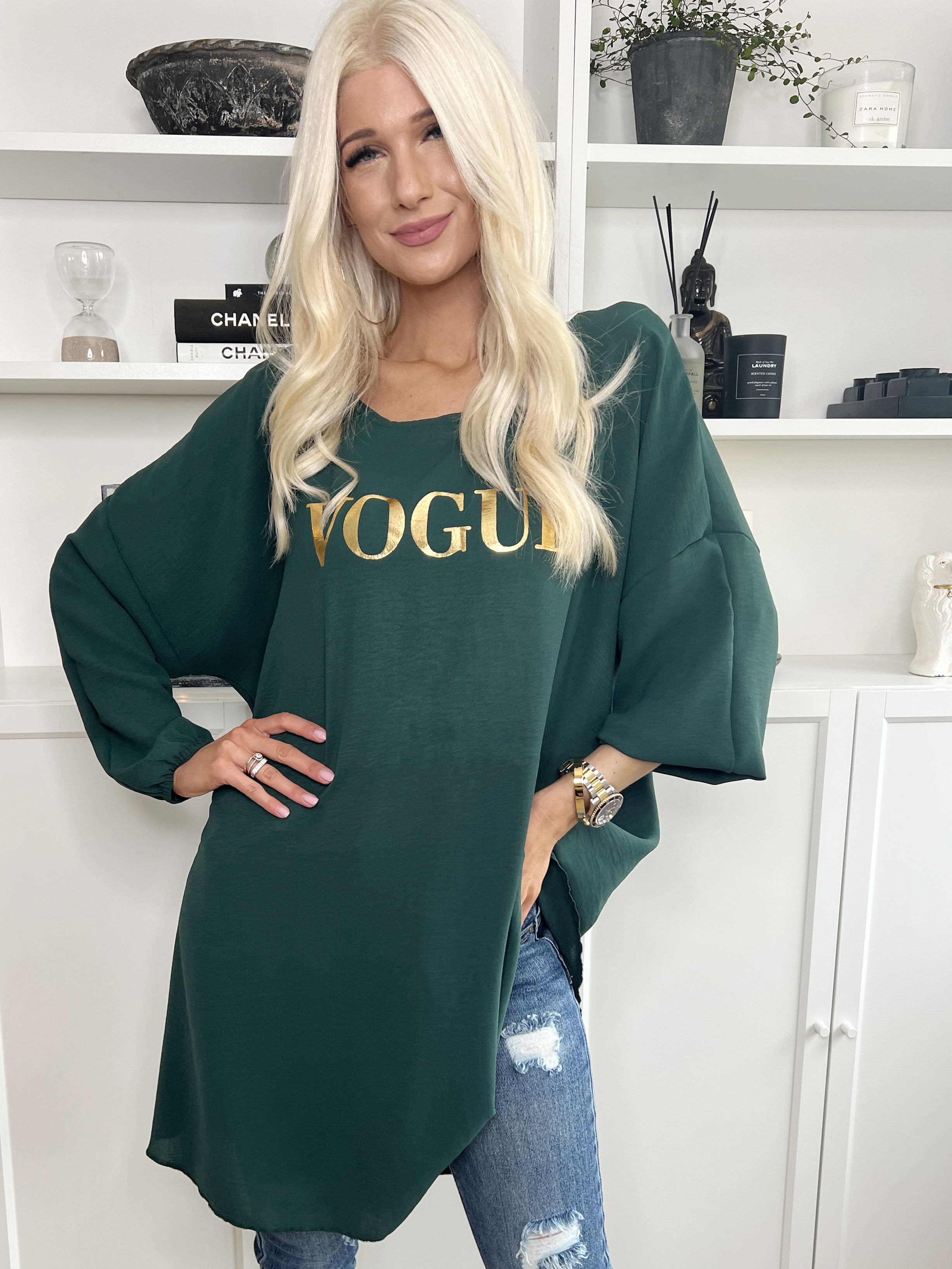 Nella - Cool kjole med skrift