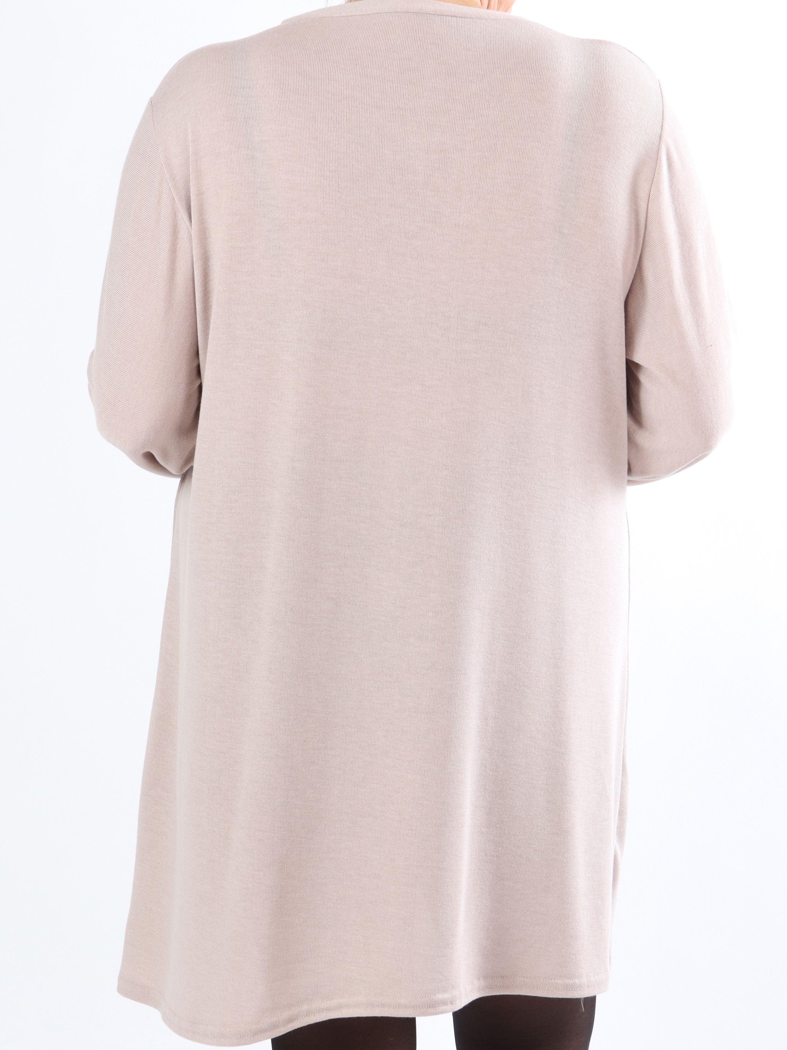 Nerea - Let plus size strik med skrift