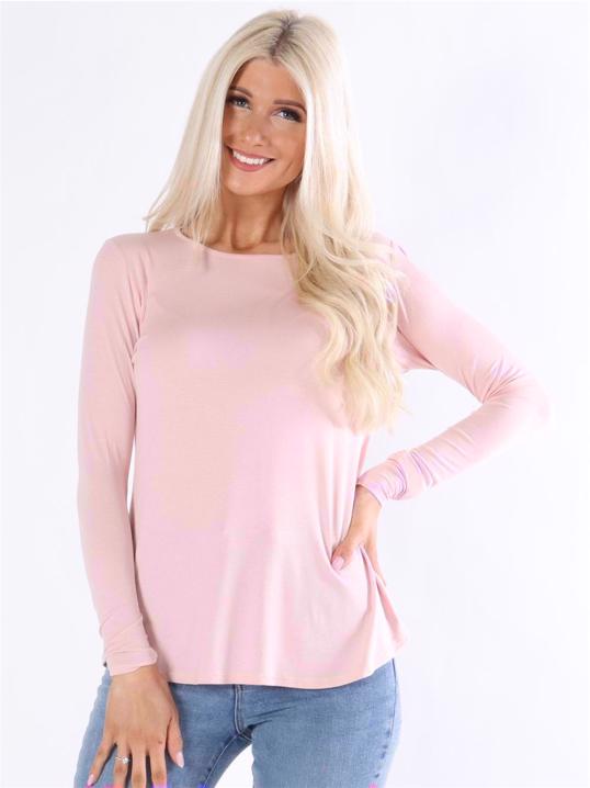 Otine - Langærmet basisbluse