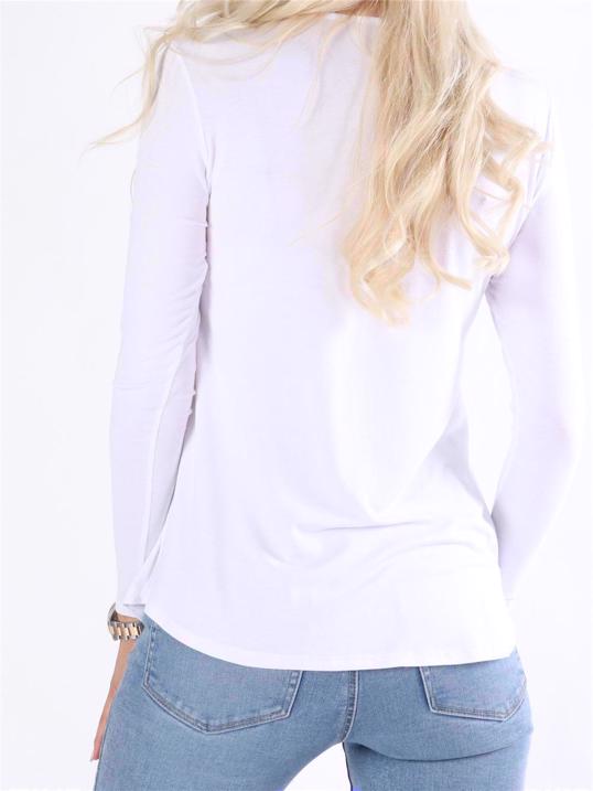 Otine - Langærmet basisbluse