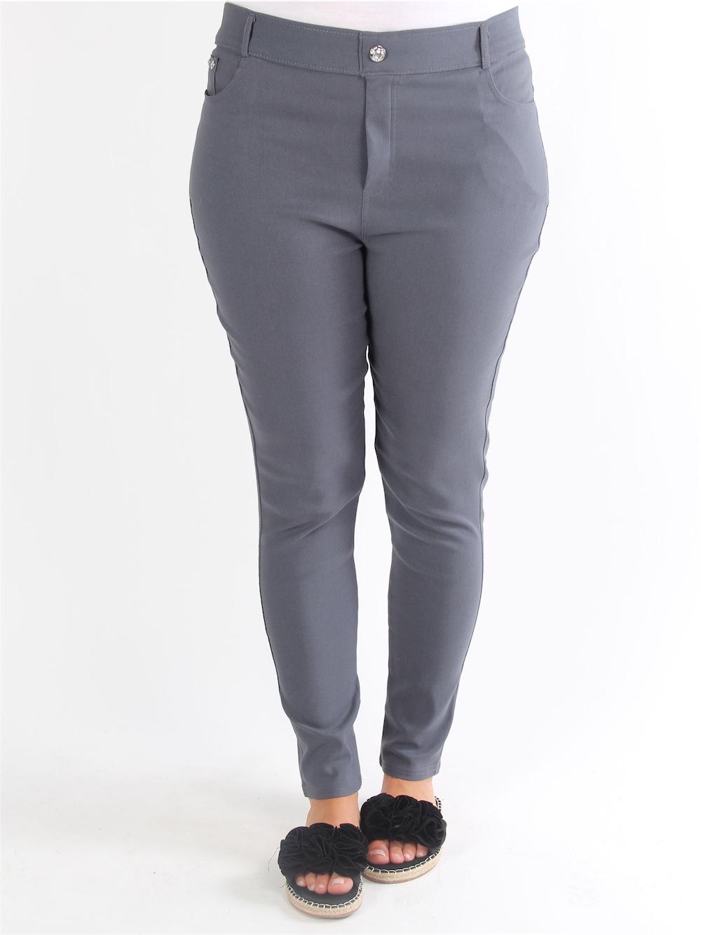 Olia - Sorte bukser med similitsten i knappen