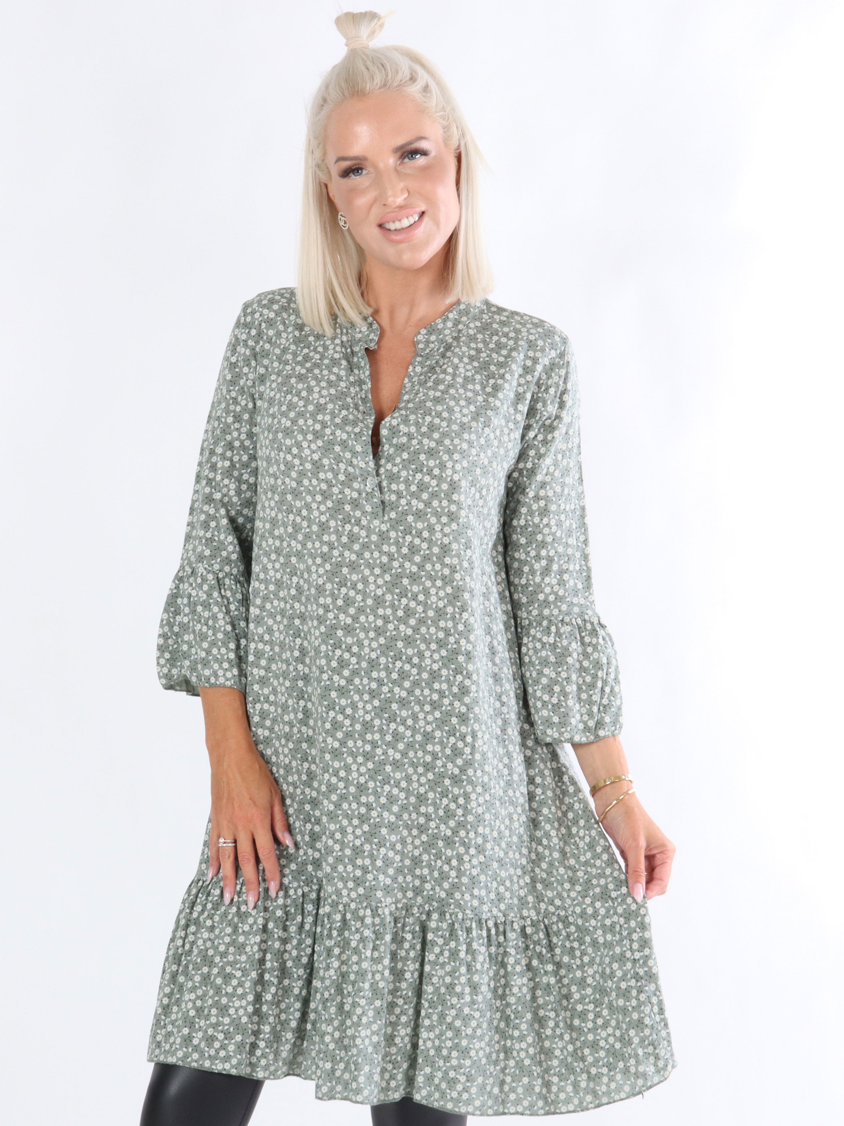 Olly - Kjole med blomsterprint