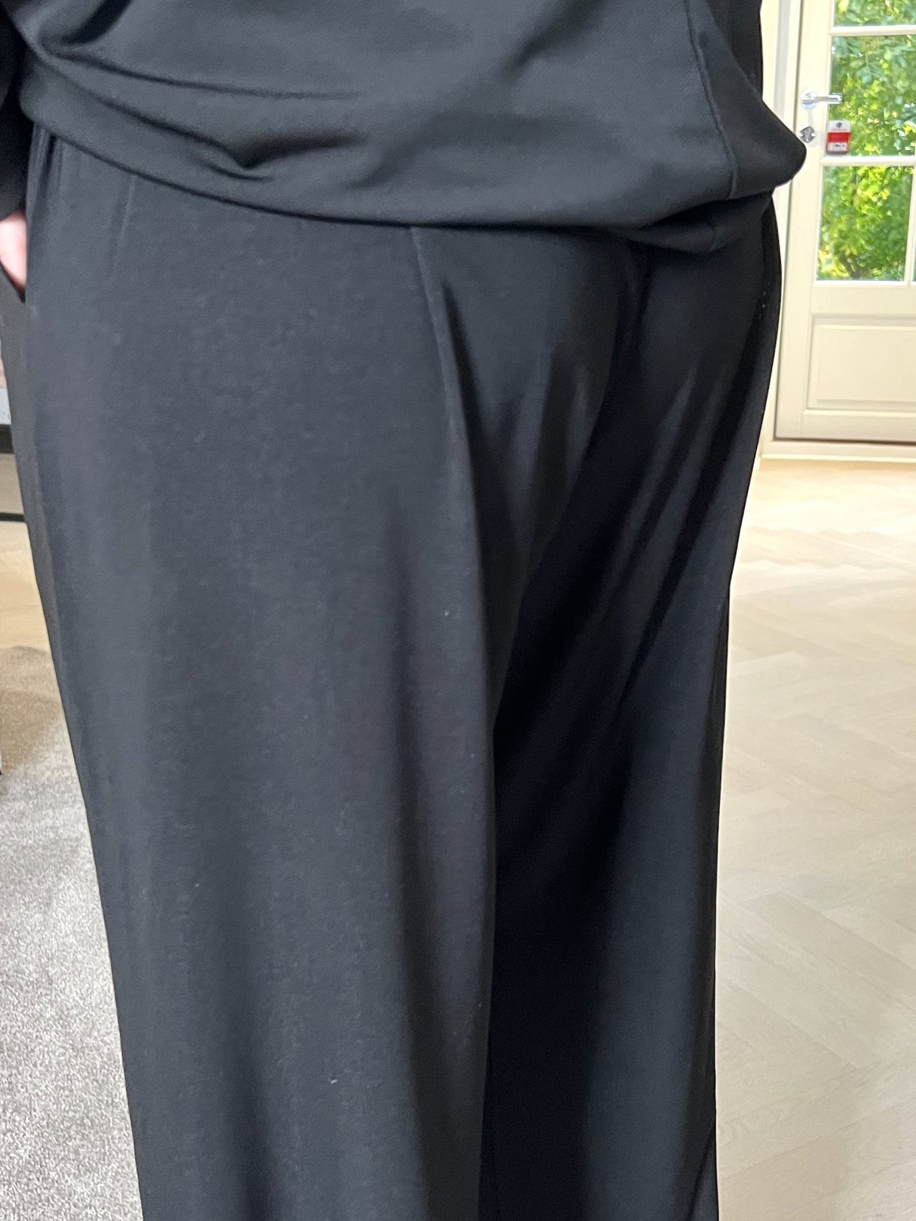 Osane - Sorte elastiske løse bukser