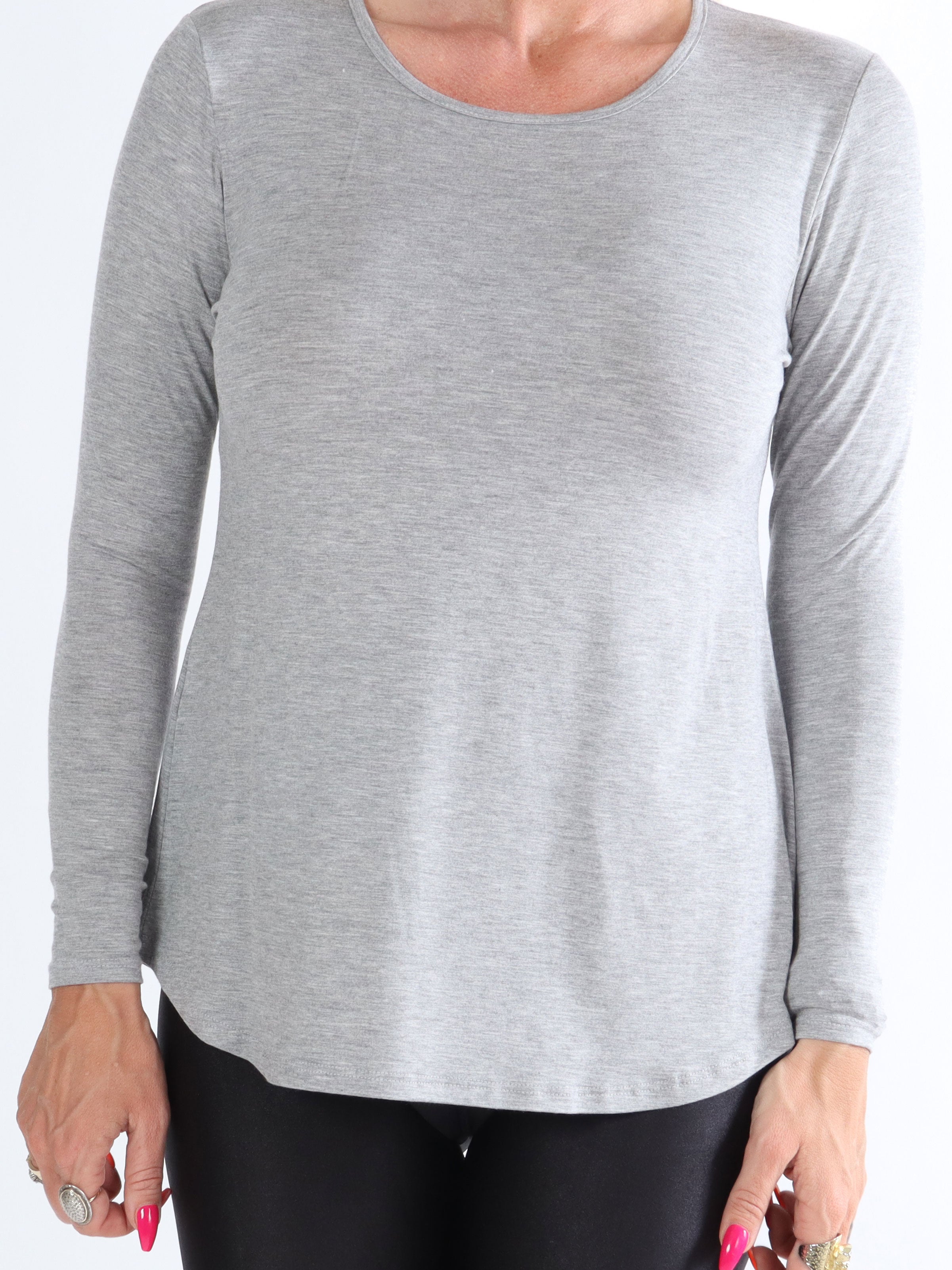 Otine - Langærmet basisbluse