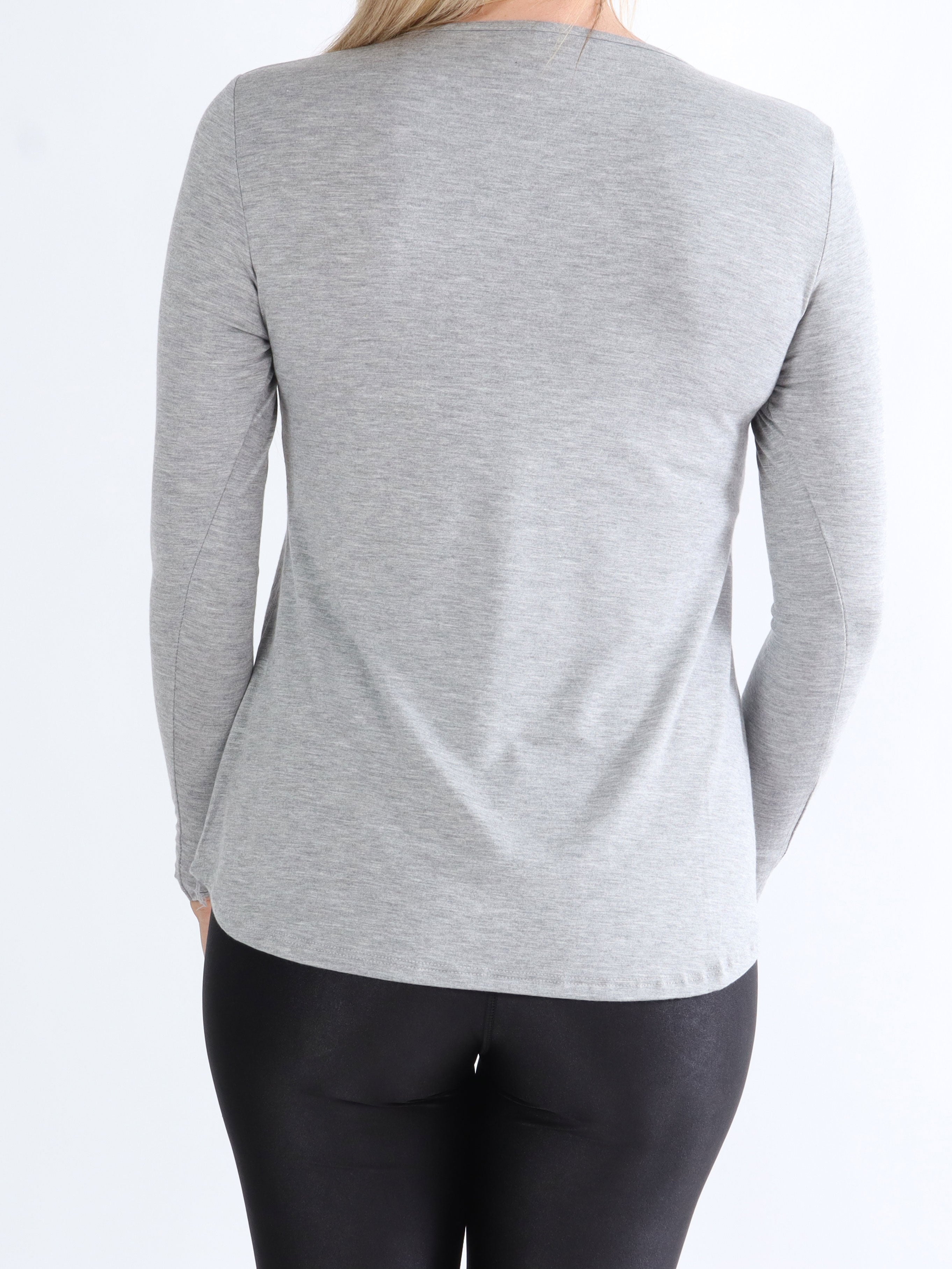 Otine - Langærmet basisbluse