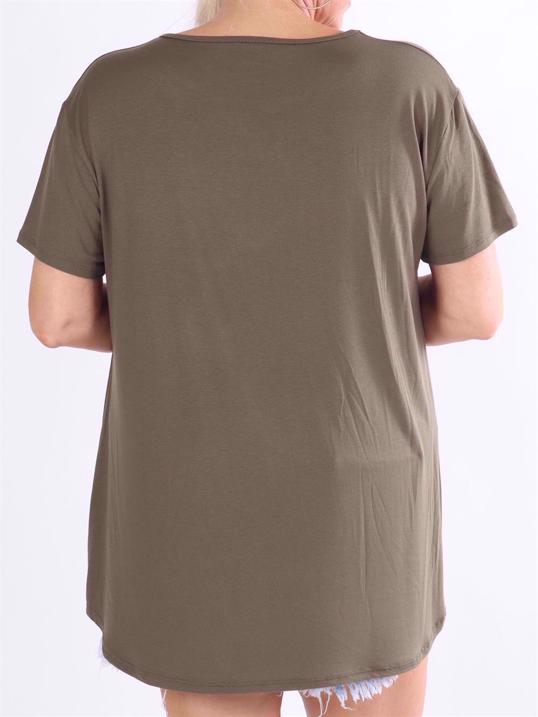 Otine Short - Basic bluse med korte ærmer (bestseller)