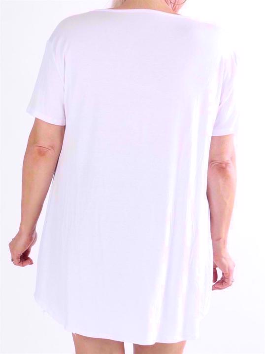 Otine Short - Basic bluse med korte ærmer (bestseller)