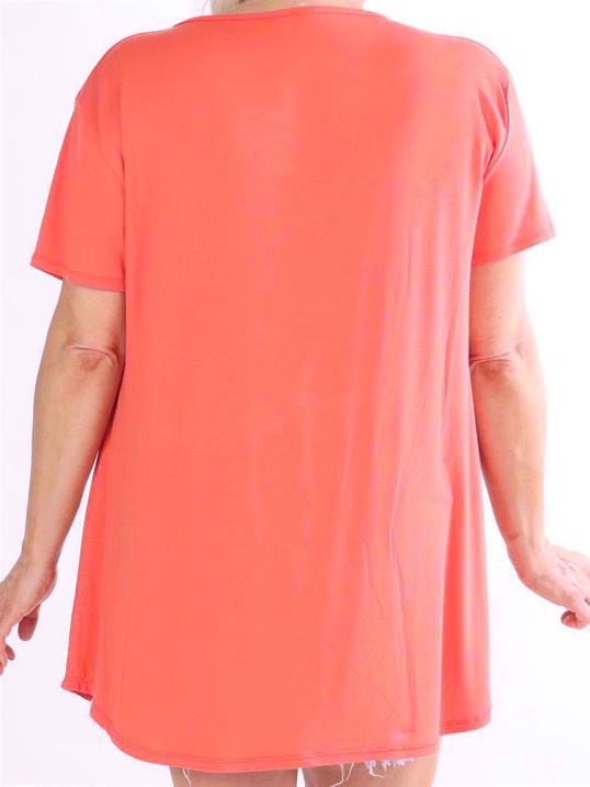 Otine Short - Basic bluse med korte ærmer (bestseller)