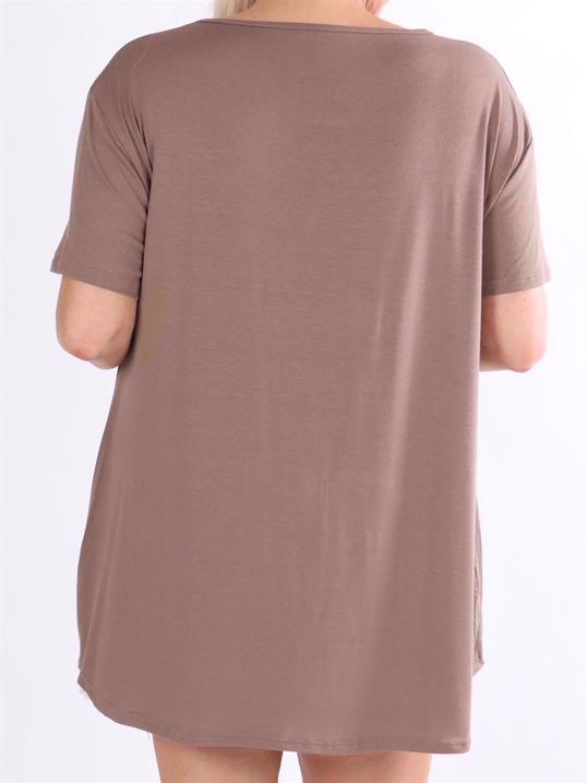 Otine Short - Basic bluse med korte ærmer (bestseller)