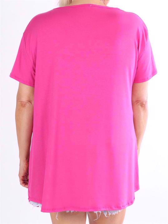 Otine Short - Basic bluse med korte ærmer (bestseller)