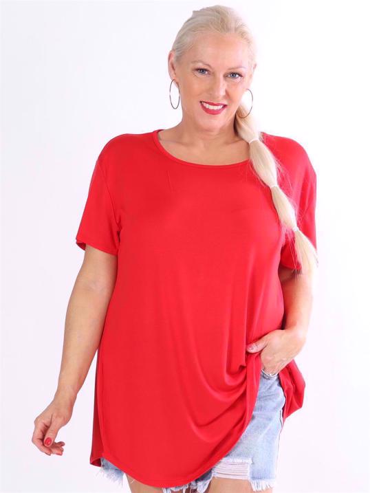 Otine Short - Basic bluse med korte ærmer (bestseller)
