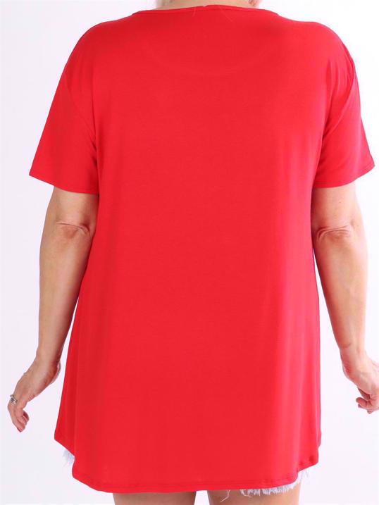 Otine Short - Basic bluse med korte ærmer (bestseller)